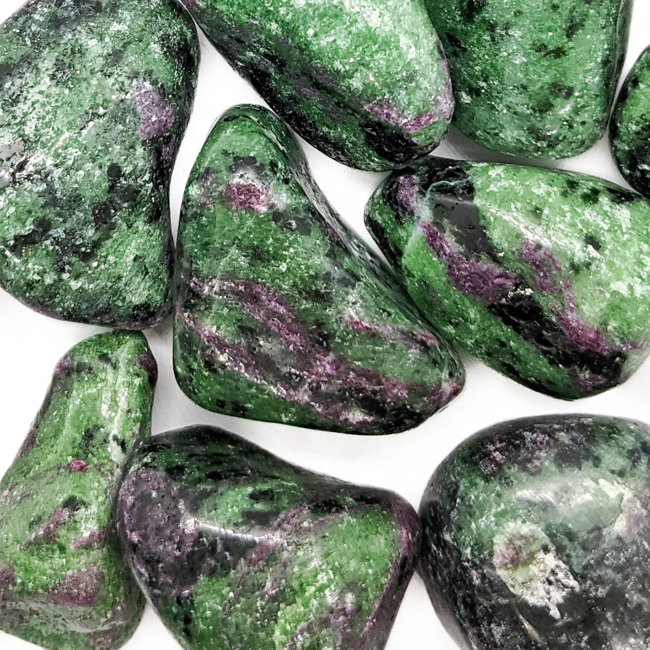 rubis sur zoisite naturelle