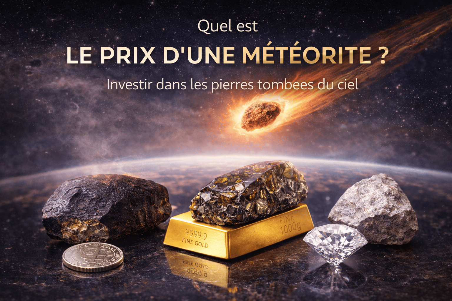 Combien coûte une météorite ? Le guide des prix au gramme