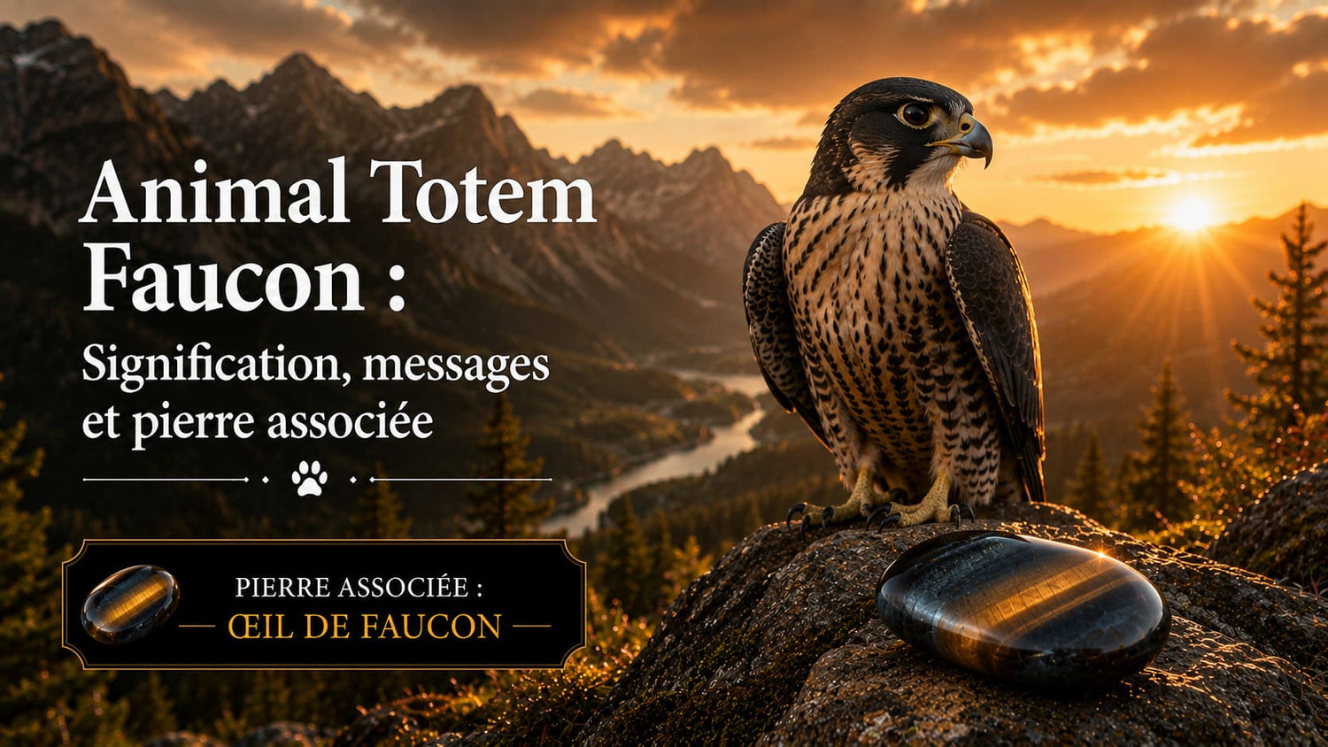 Animal Totem Faucon Oeil de faucon