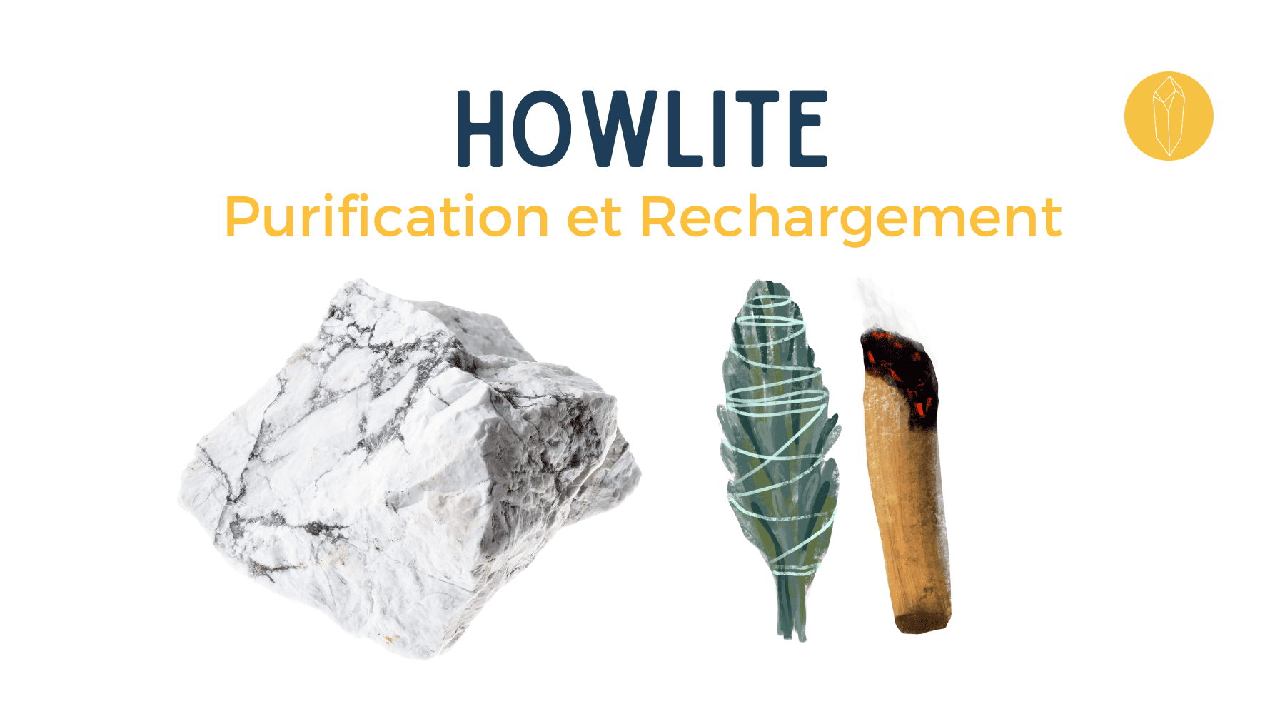 Howlite purification et rechargement