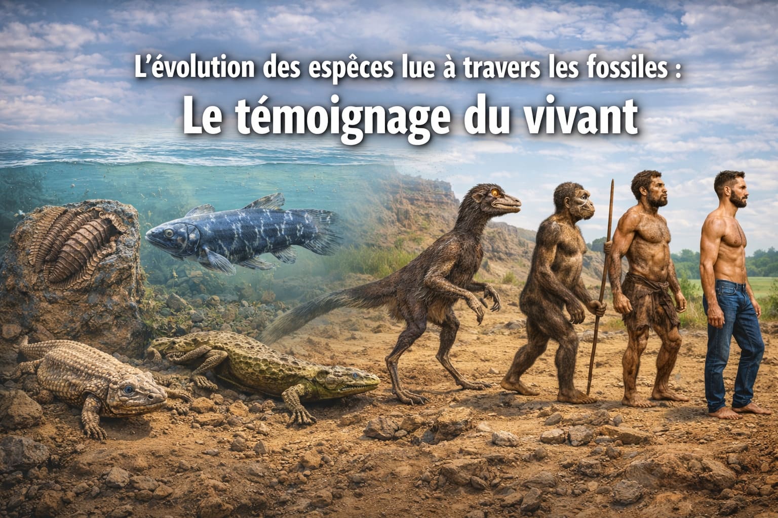 L'évolution des espèces lue à travers les fossiles