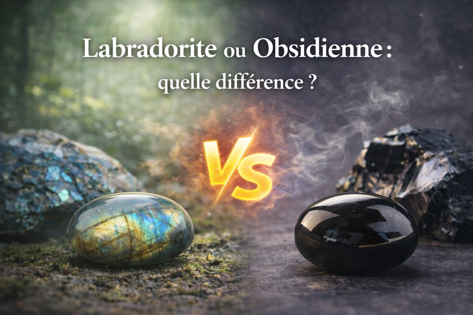 Labradorite ou Obsidienne : quelle différence ?