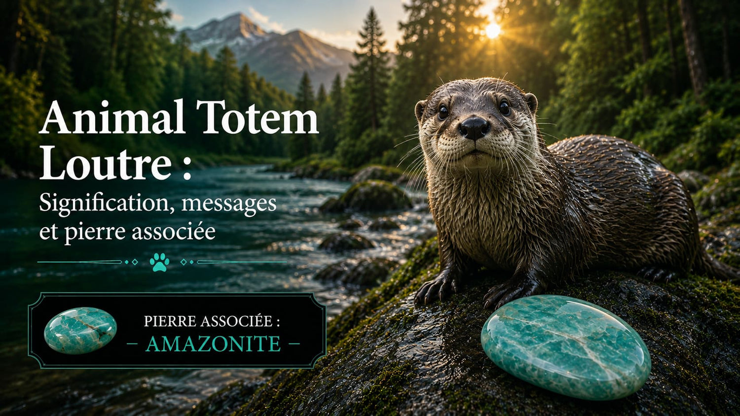 Loutre amazonite