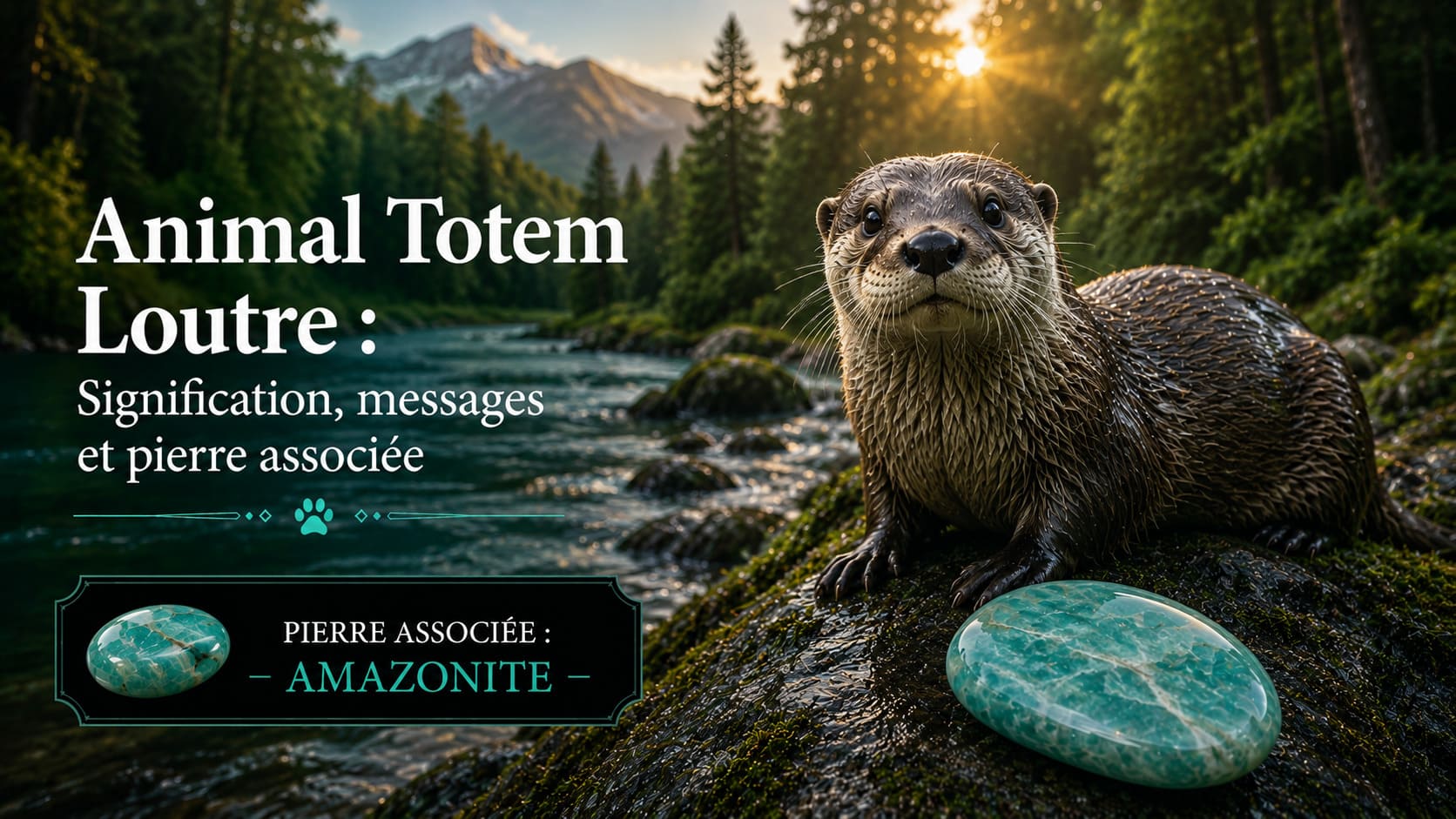 Loutre amazonite