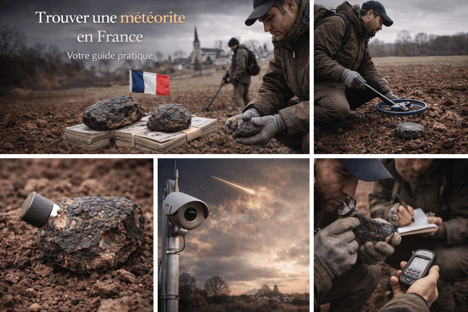 Peut-on trouver une météorite en France ? Le guide du chercheur