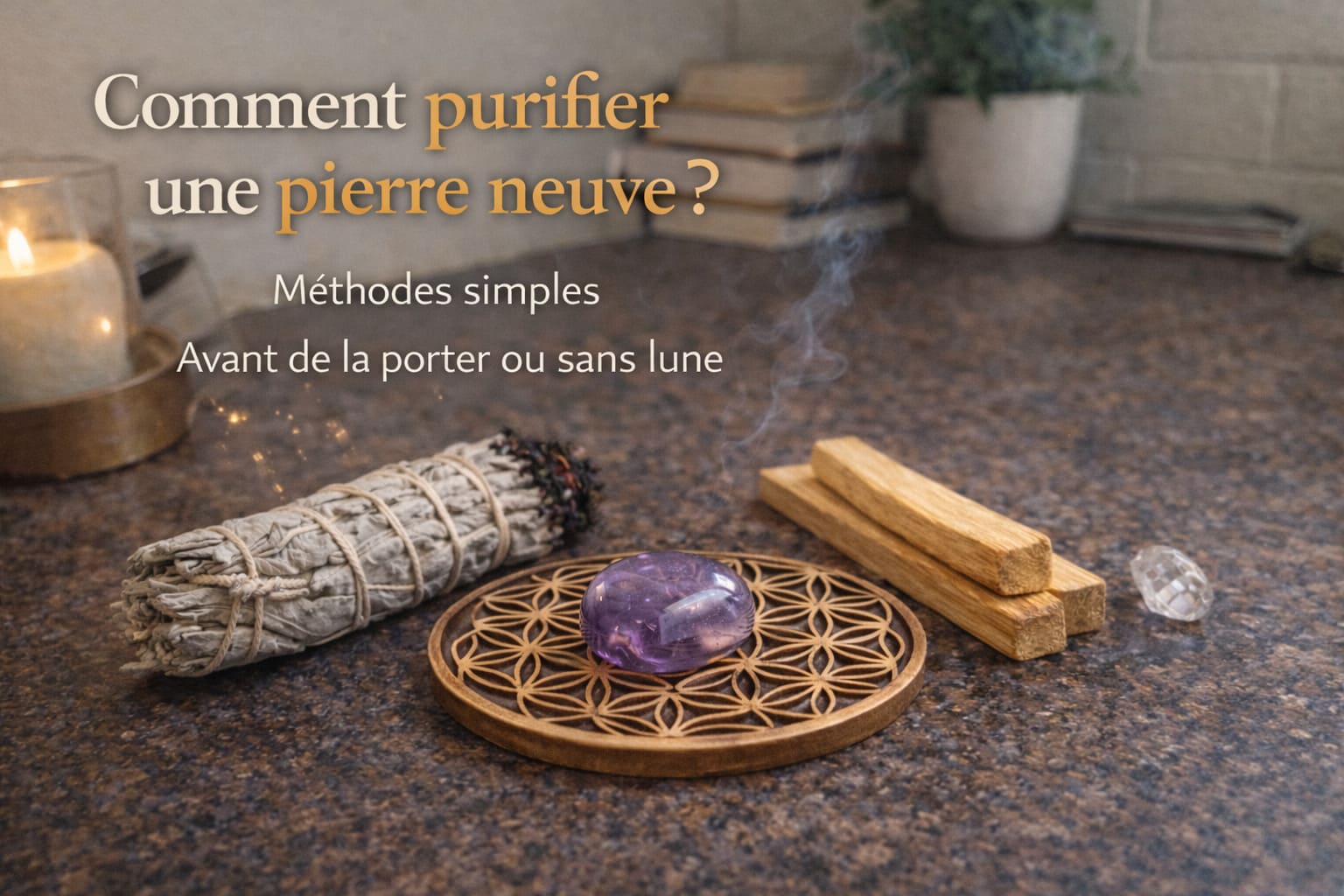 Faut-il purifier une pierre neuve avant de la porter ?