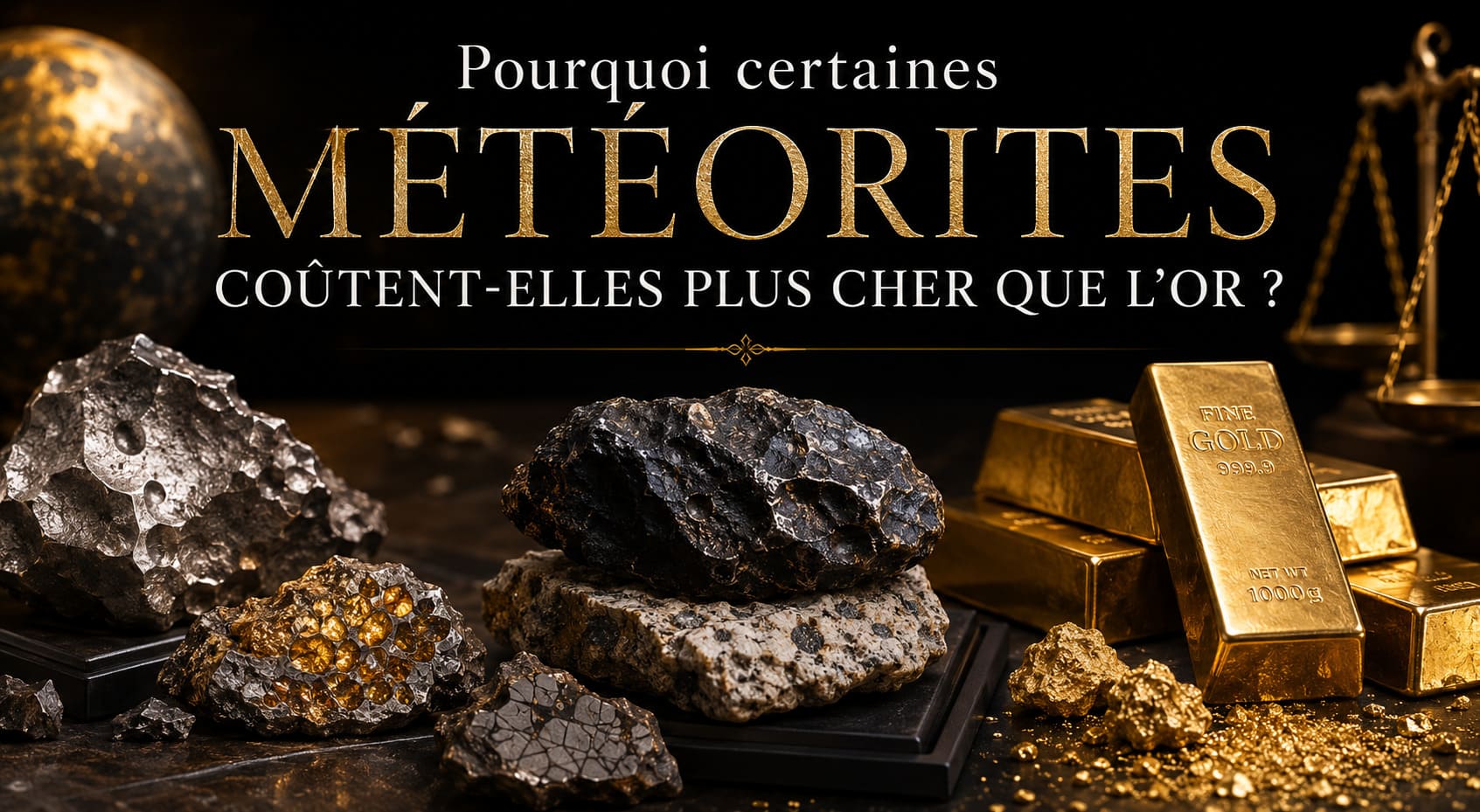 Pourquoi certaines météorites coûtent-elles plus cher que l'or ?