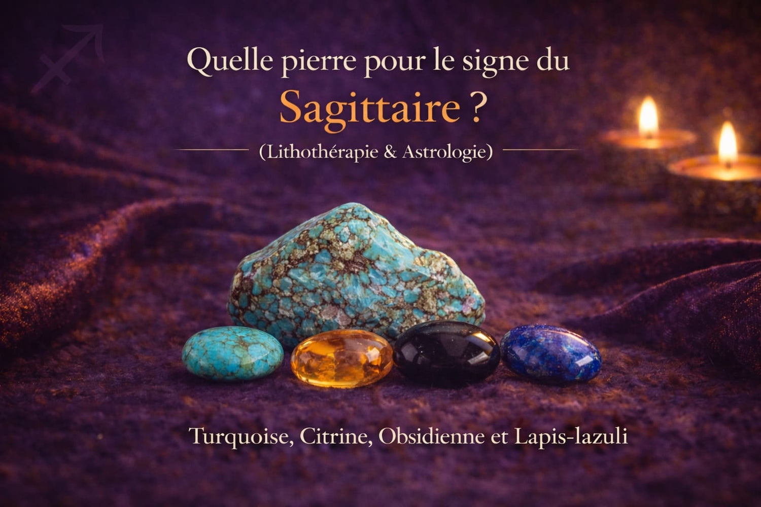 Pierre sagittaire