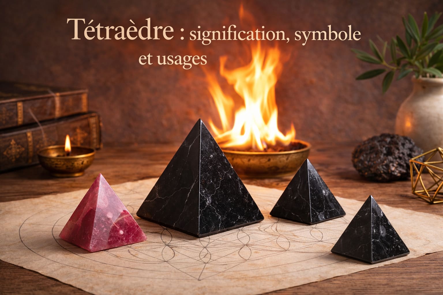 Tétraèdre : signification, symbole et usages