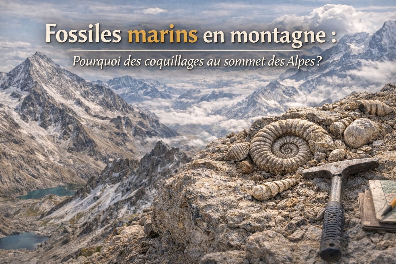 Fossiles marins en montagne