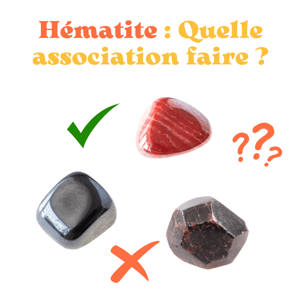 A quelle pierre associer l'hématite ?