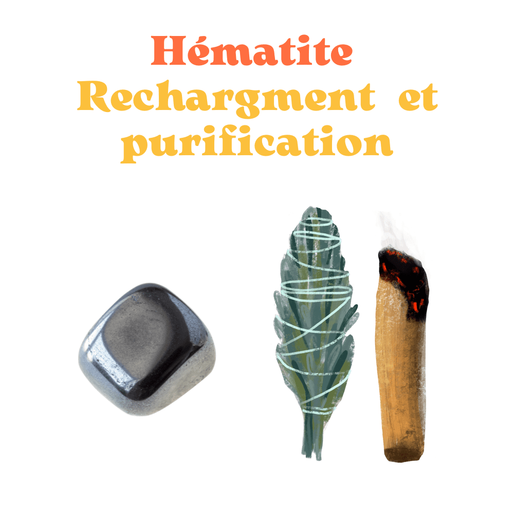 Hématite rechargement et purification