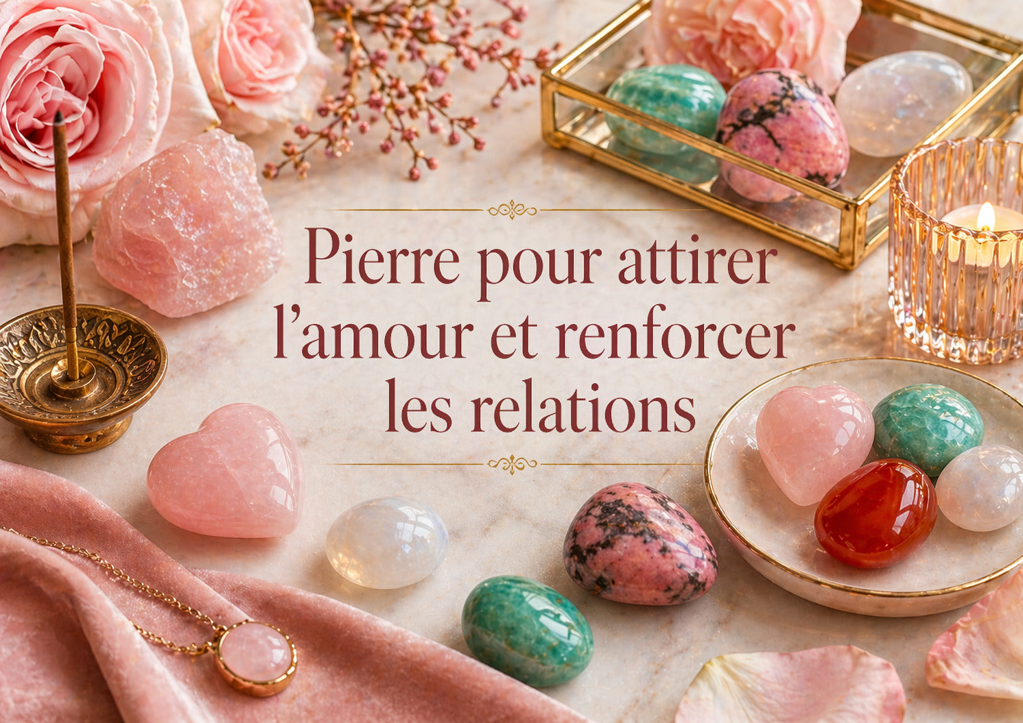 Pierre pour attirer l’amour et renforcer les relations