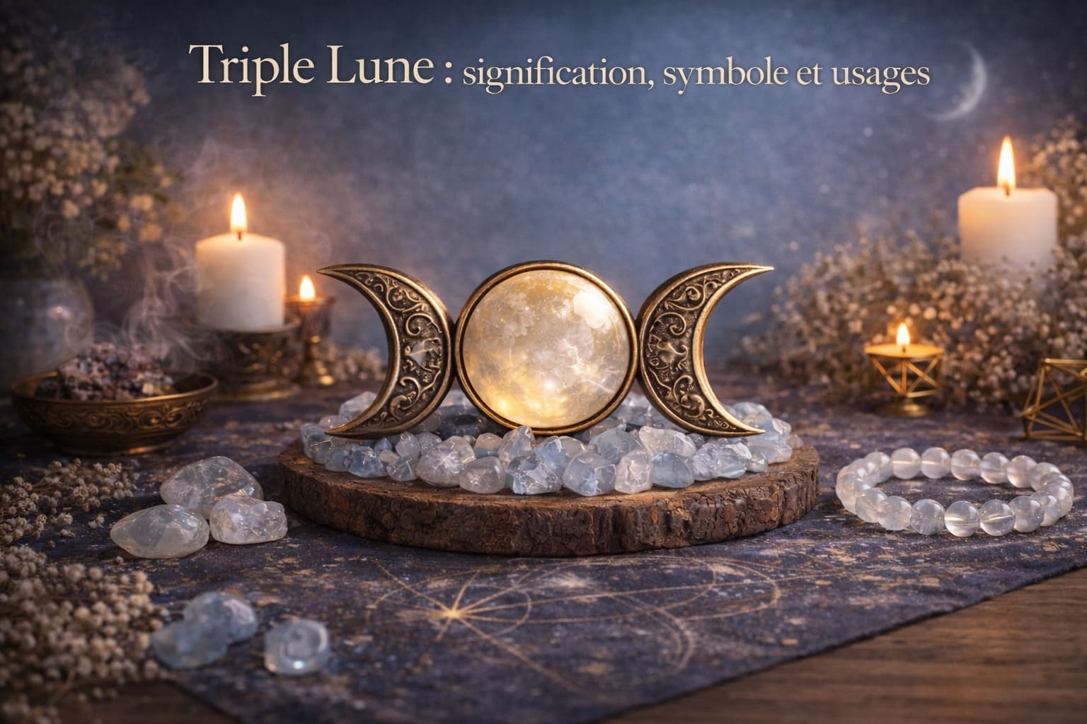 Triple Lune : signification, symbole et usages