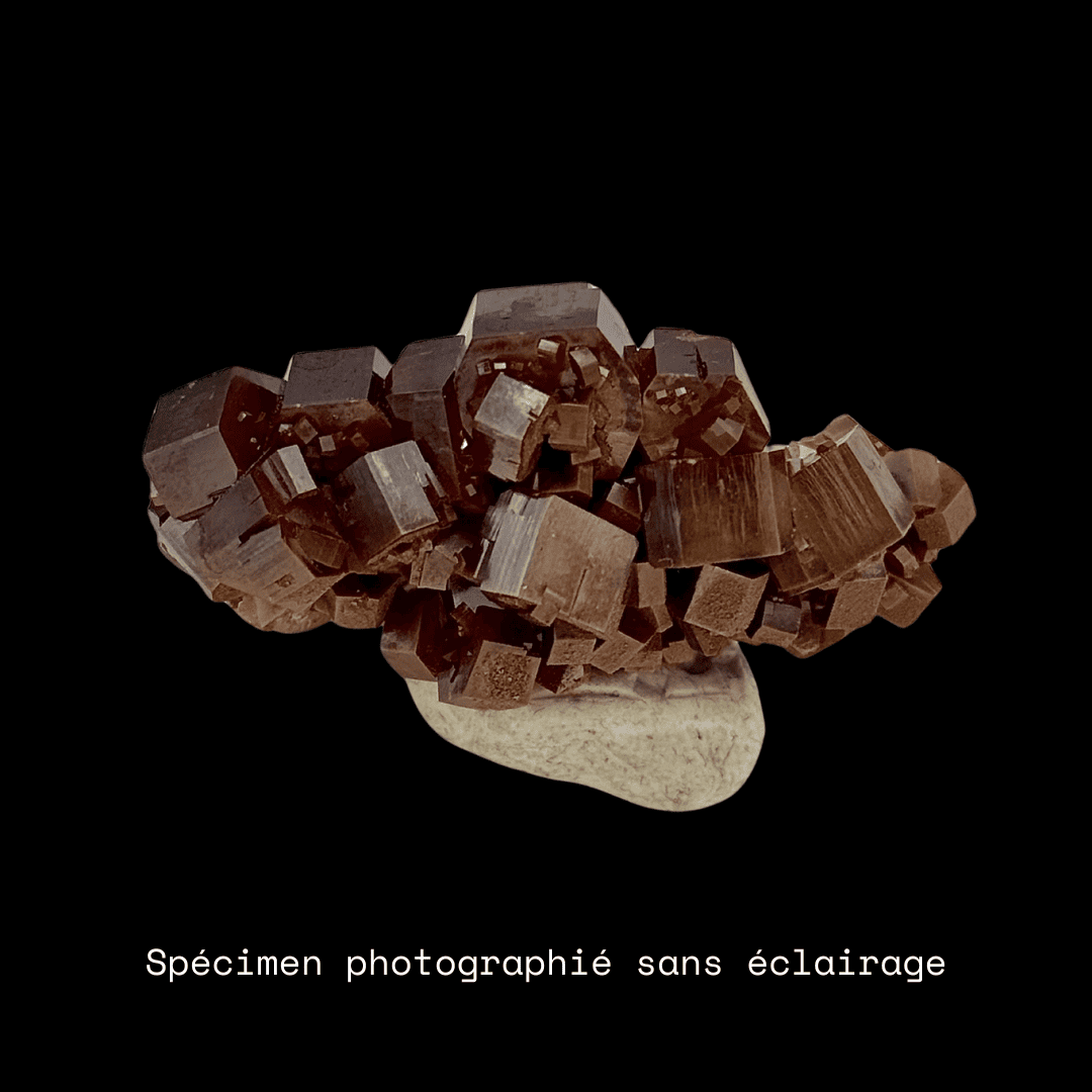 Cristaux de Vanadinite Hexagonale (4.7 cm) - Mibladen, Maroc