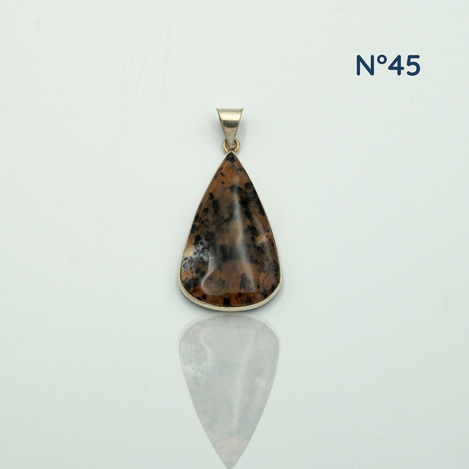 Pendentif Agate Dendrite Miel — Ancrage & Douceur Intérieure