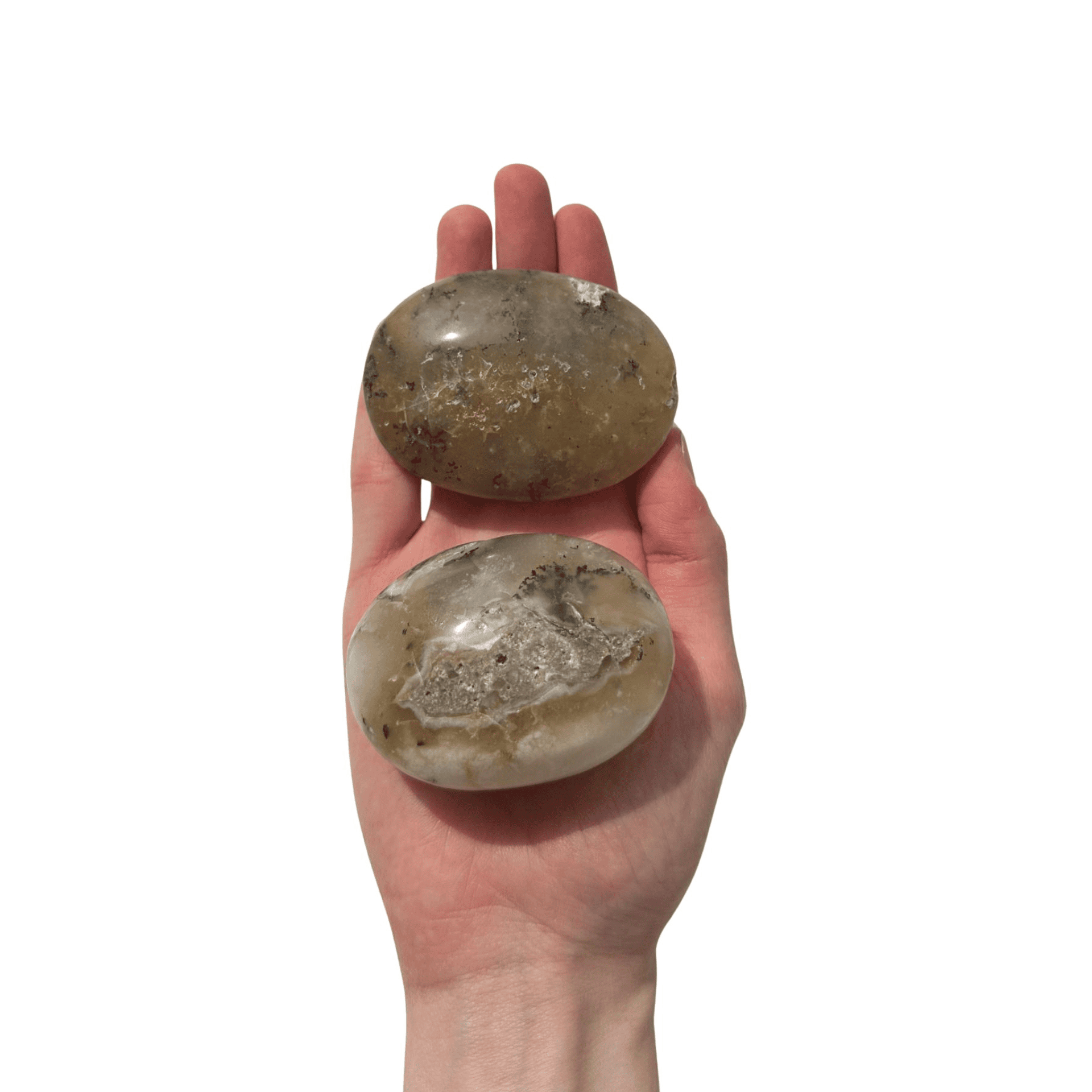 Agate Dendritique mains