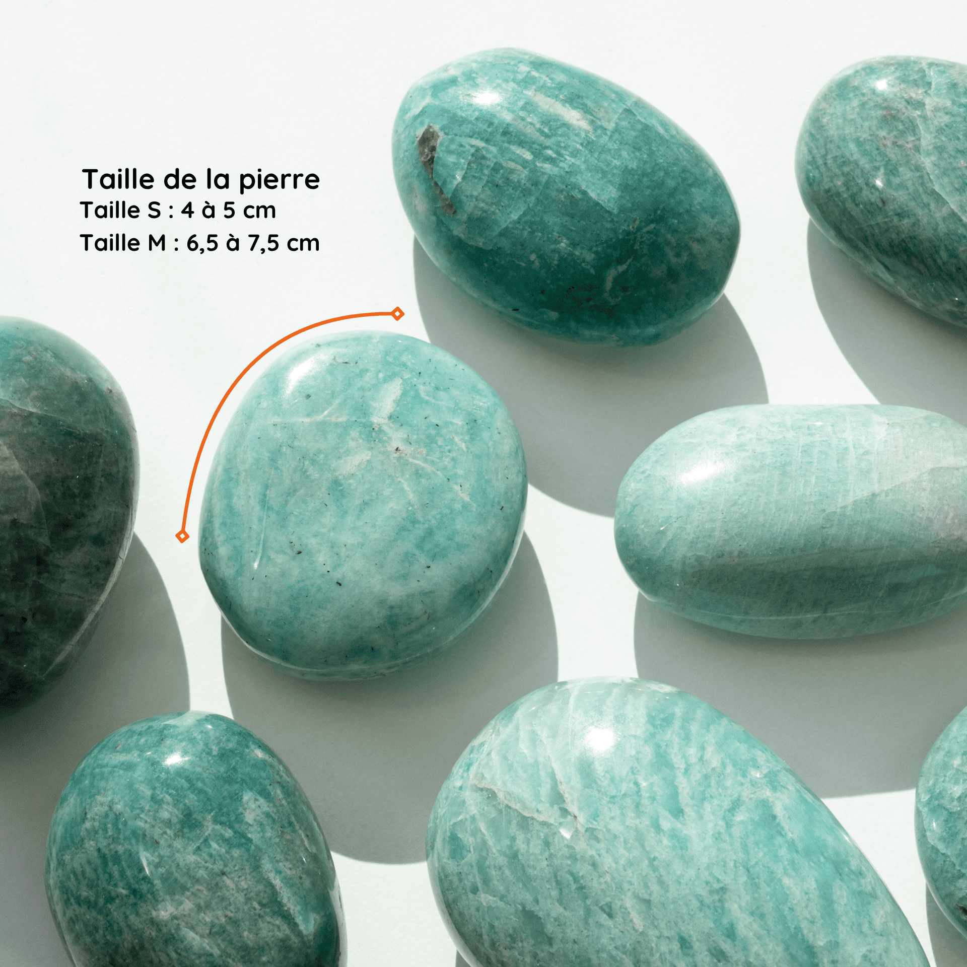 Galet Amazonite taille