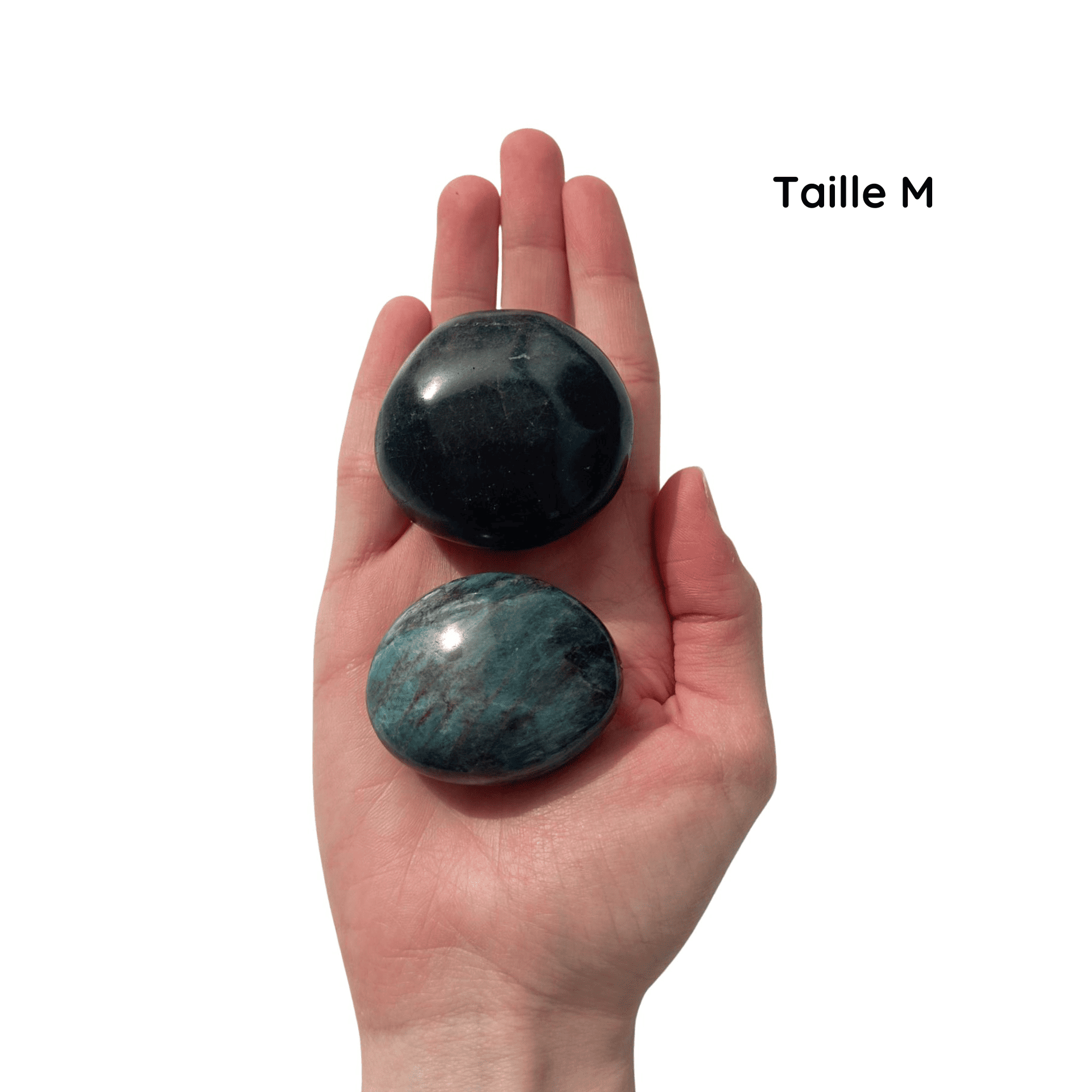 Galet Apatite Bleue M