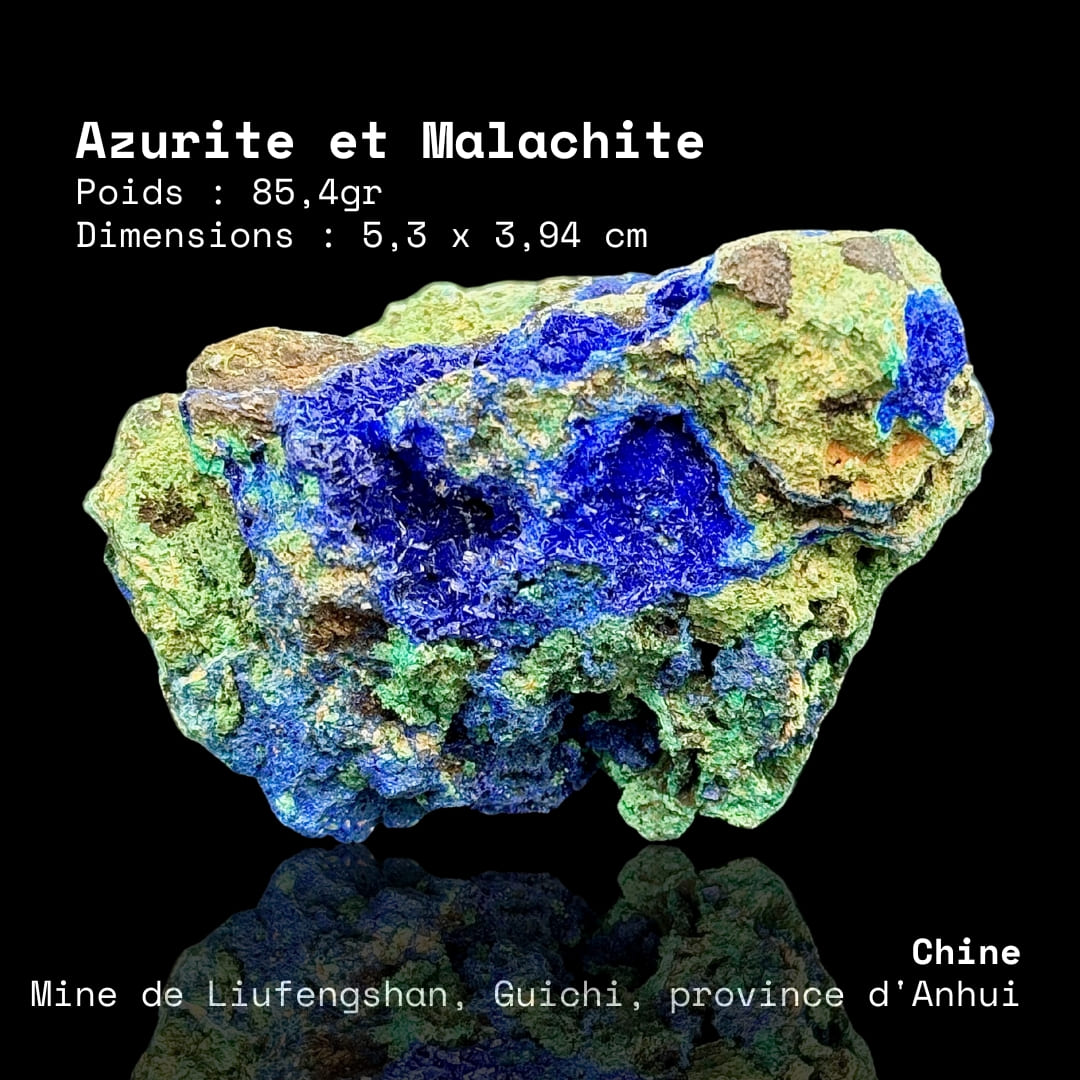 Azurite Malachite - Liufengshan (Chine) - #73