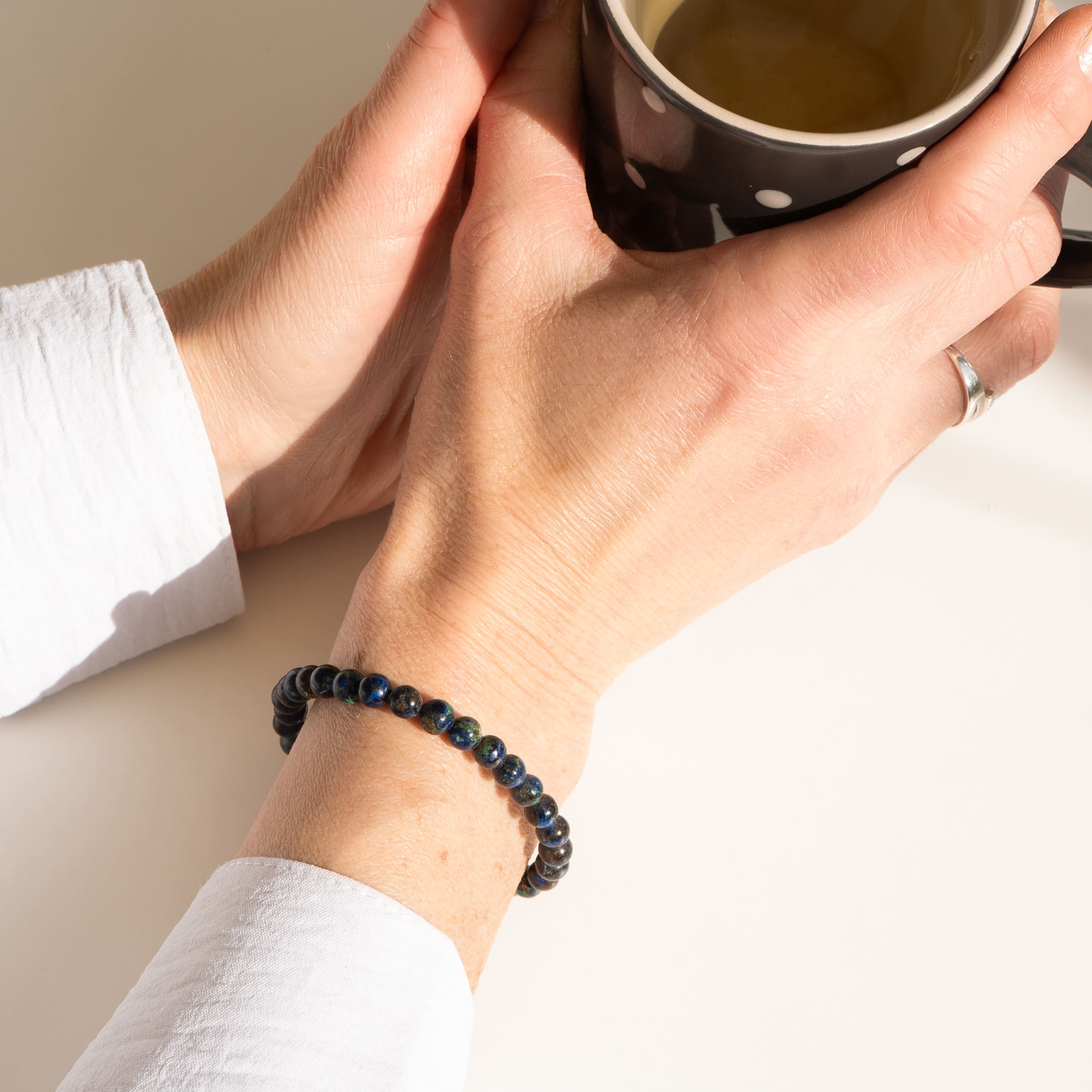 Bracelet porter Azurite malachite