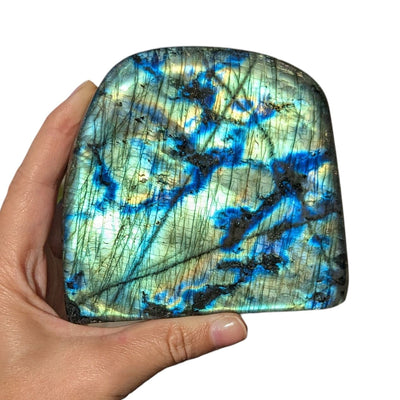 Forme libre labradorite bleue 