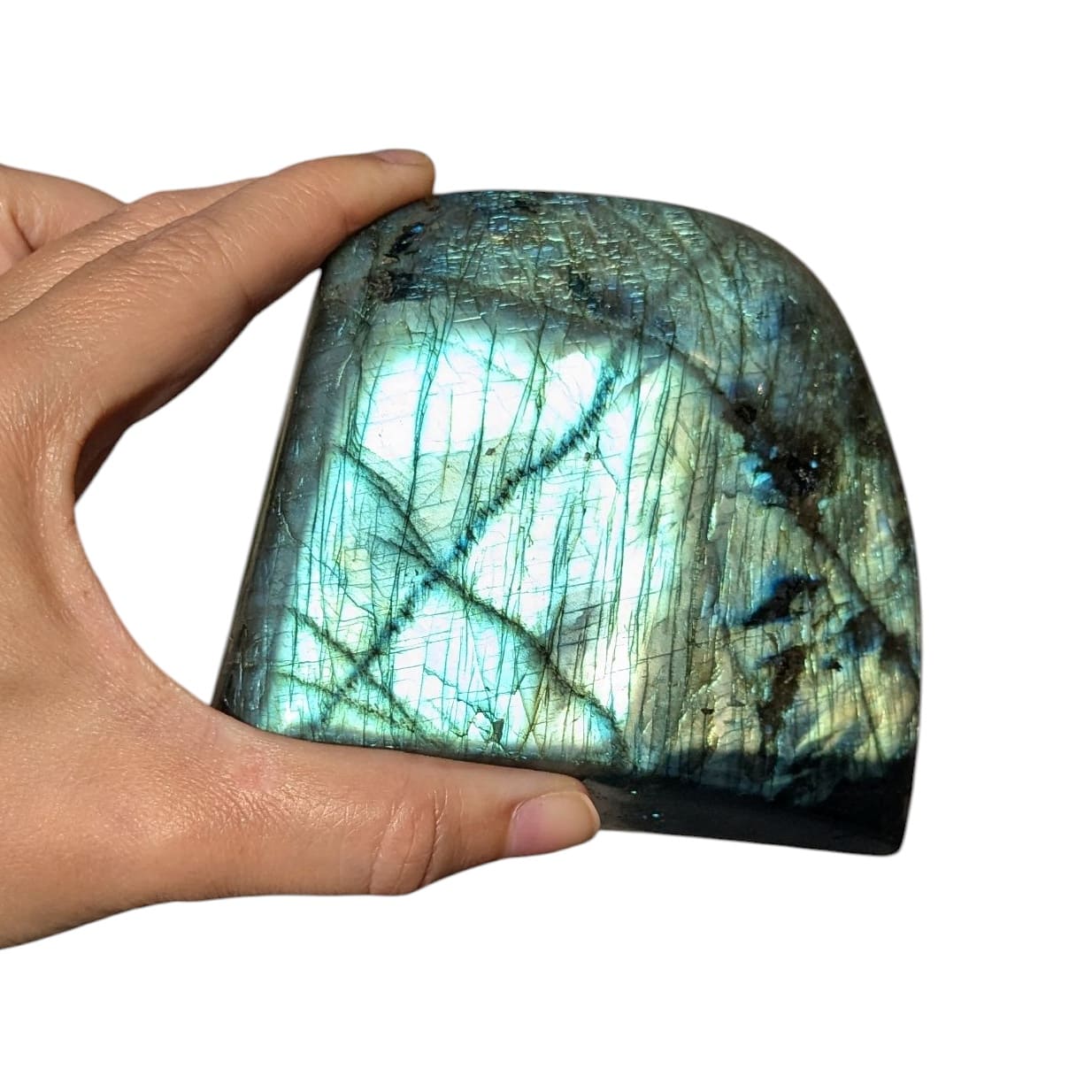 Forme libre en pierre labradorite