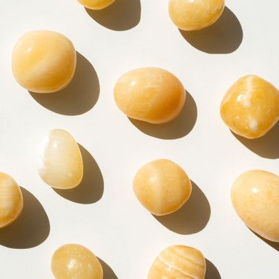 Calcite Orange vue de haut