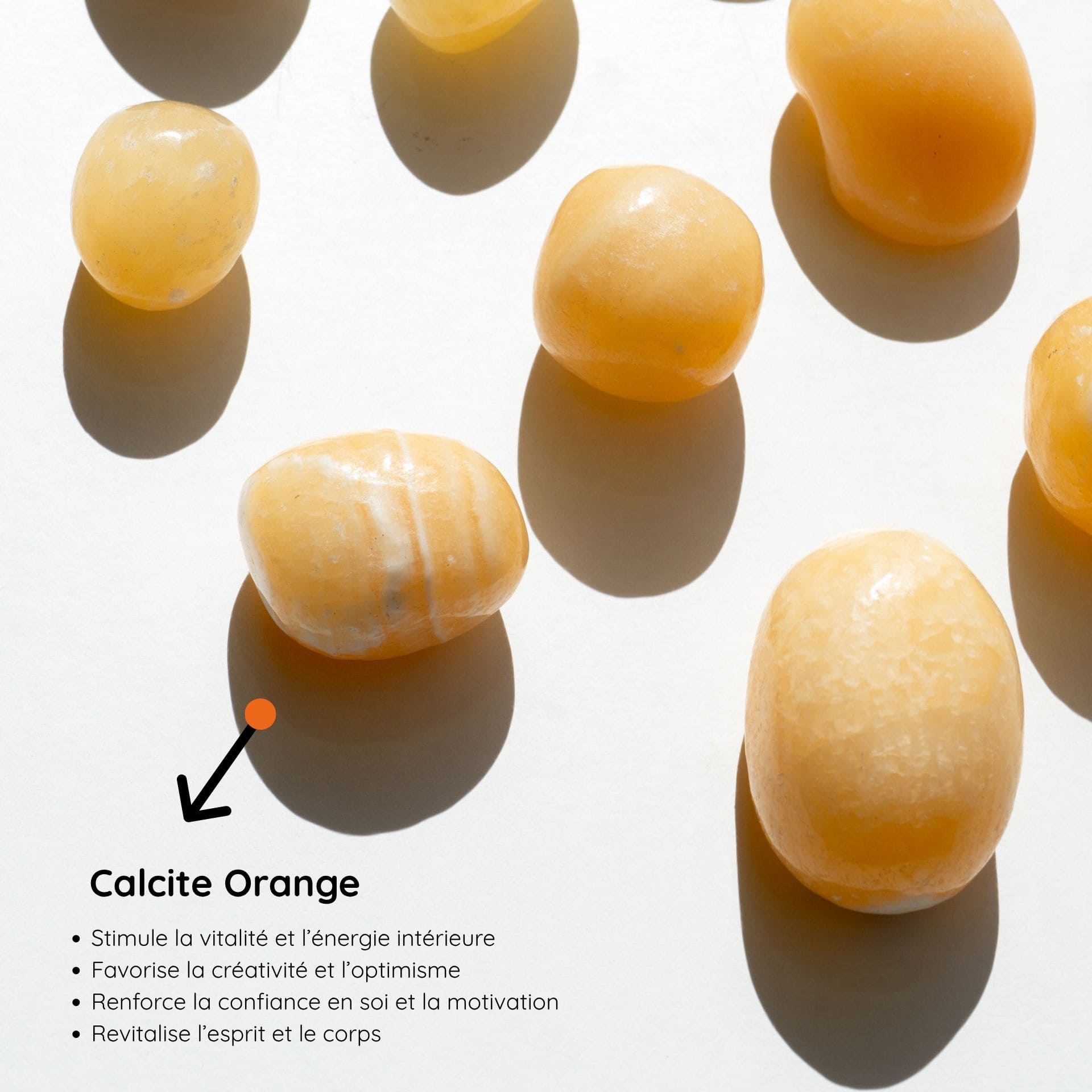 Calcite Orange vertus