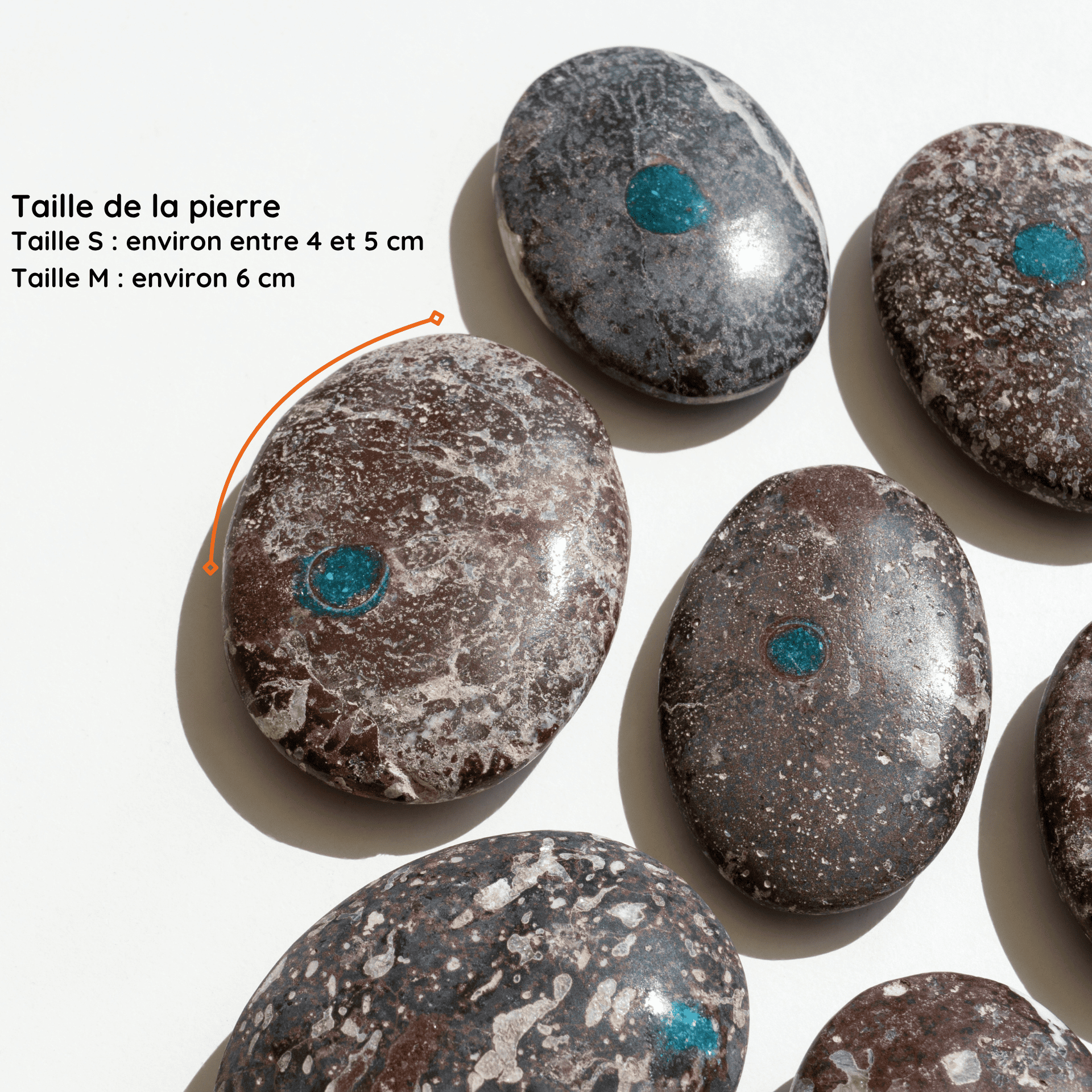 Galet Cavansite taille