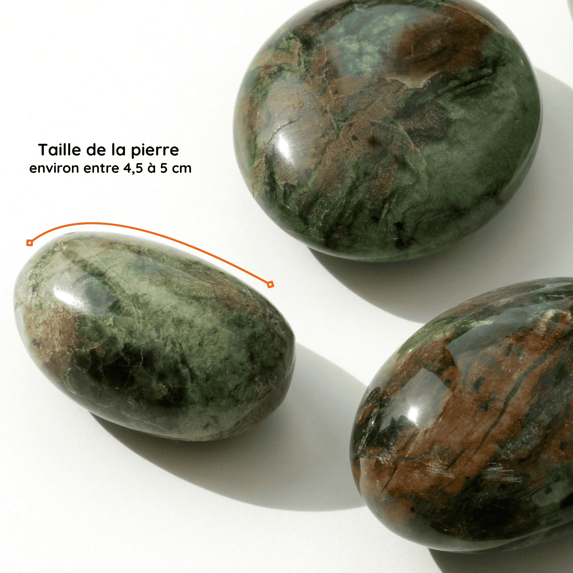Galet Chrysoprase taille