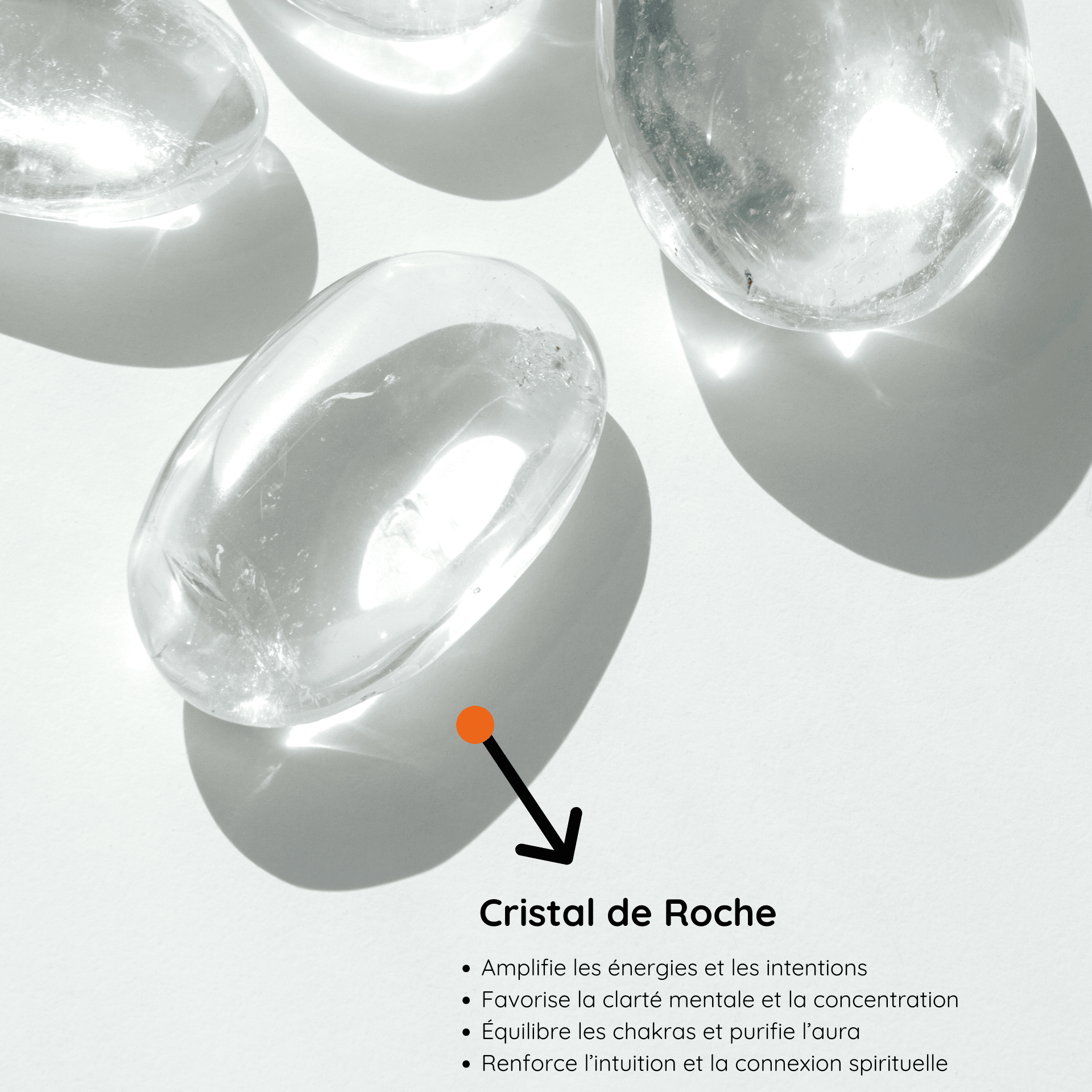 Galet Cristal de Roche vertus