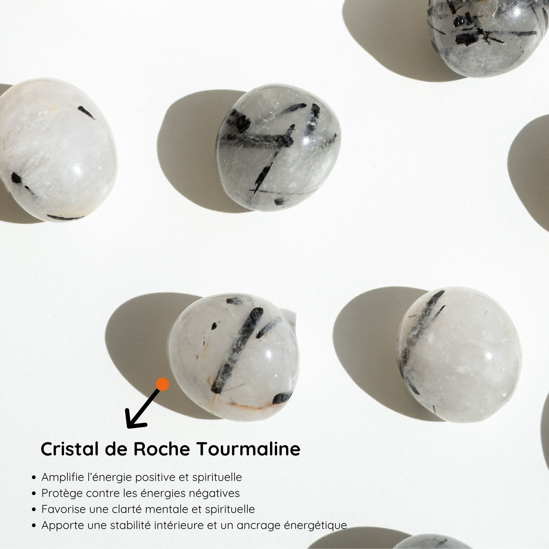 Cristal de Roche Tourmaline vertus