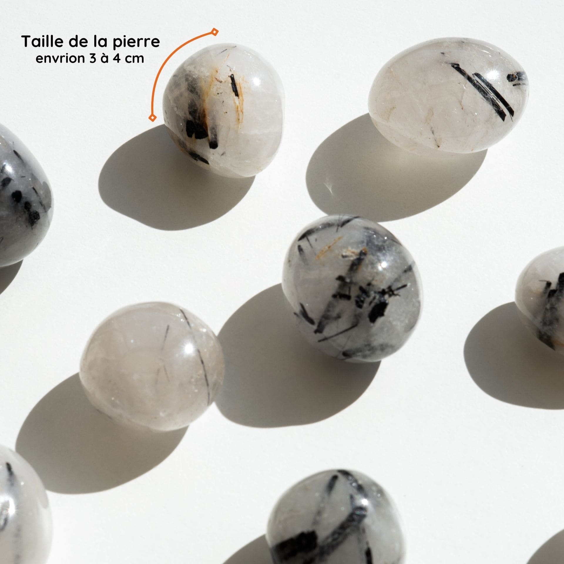 Cristal de Roche Tourmaline taille
