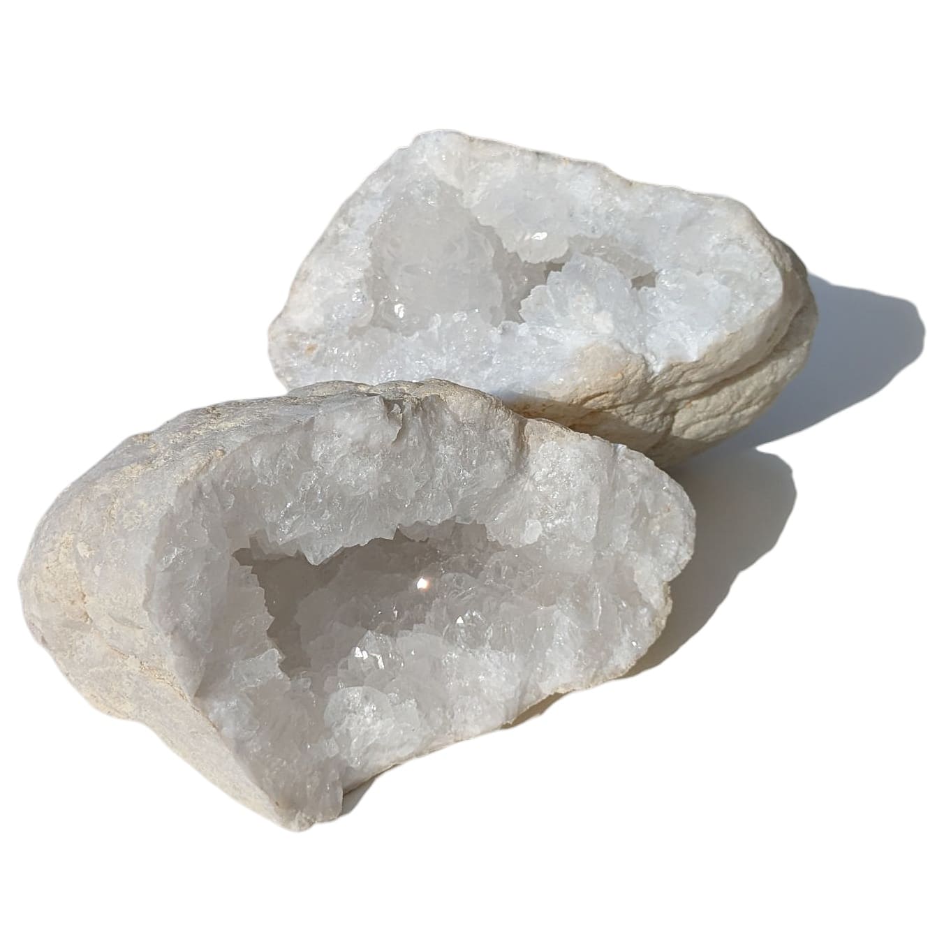 Grosse géode  pierre cristal de roche