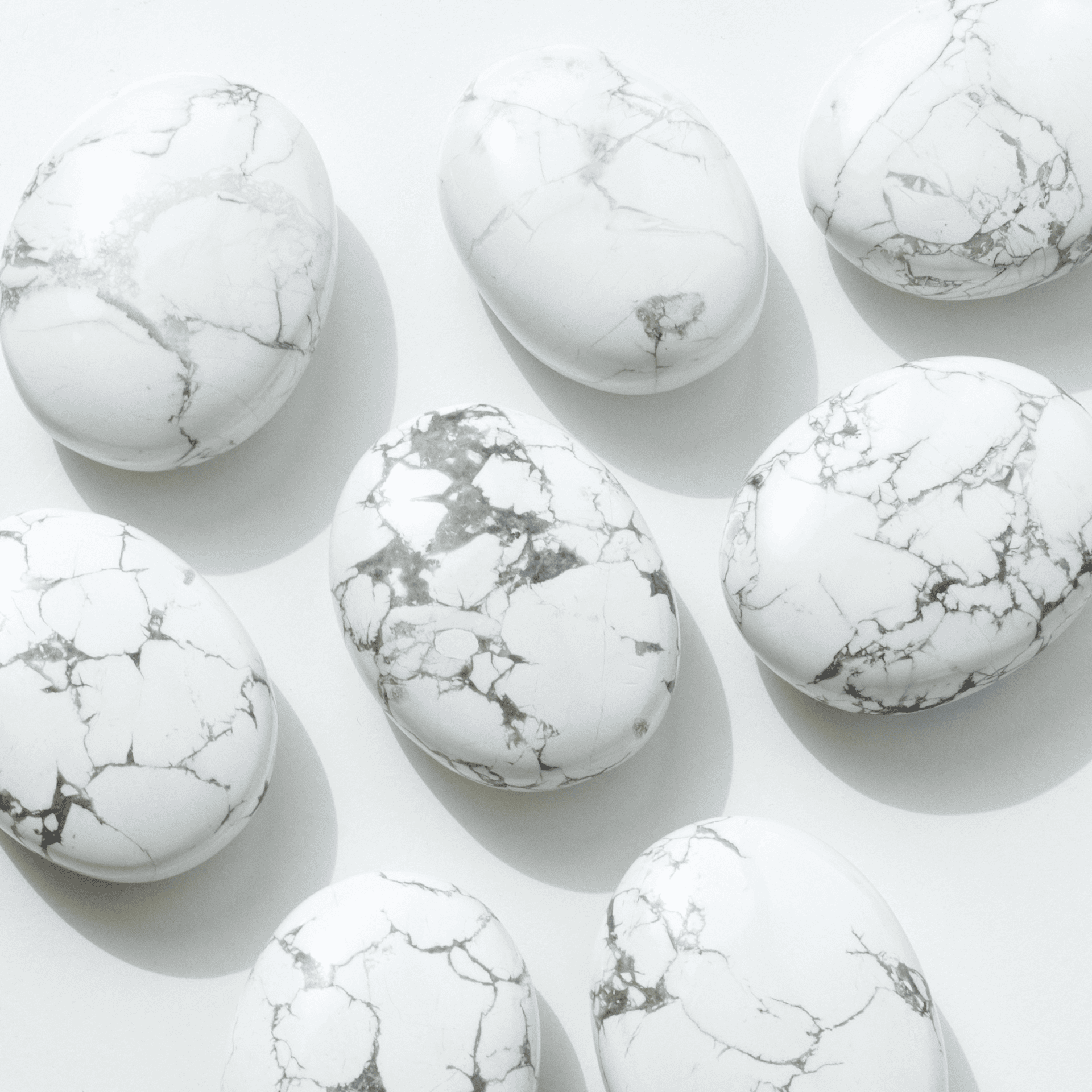Galet Howlite zoom