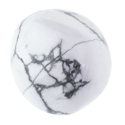 Howlite blanche — apaisement des ruminations