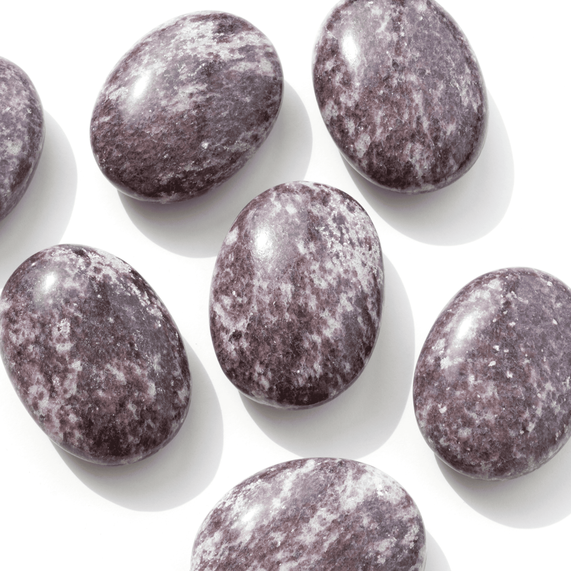 Galet Lépidolite zoom