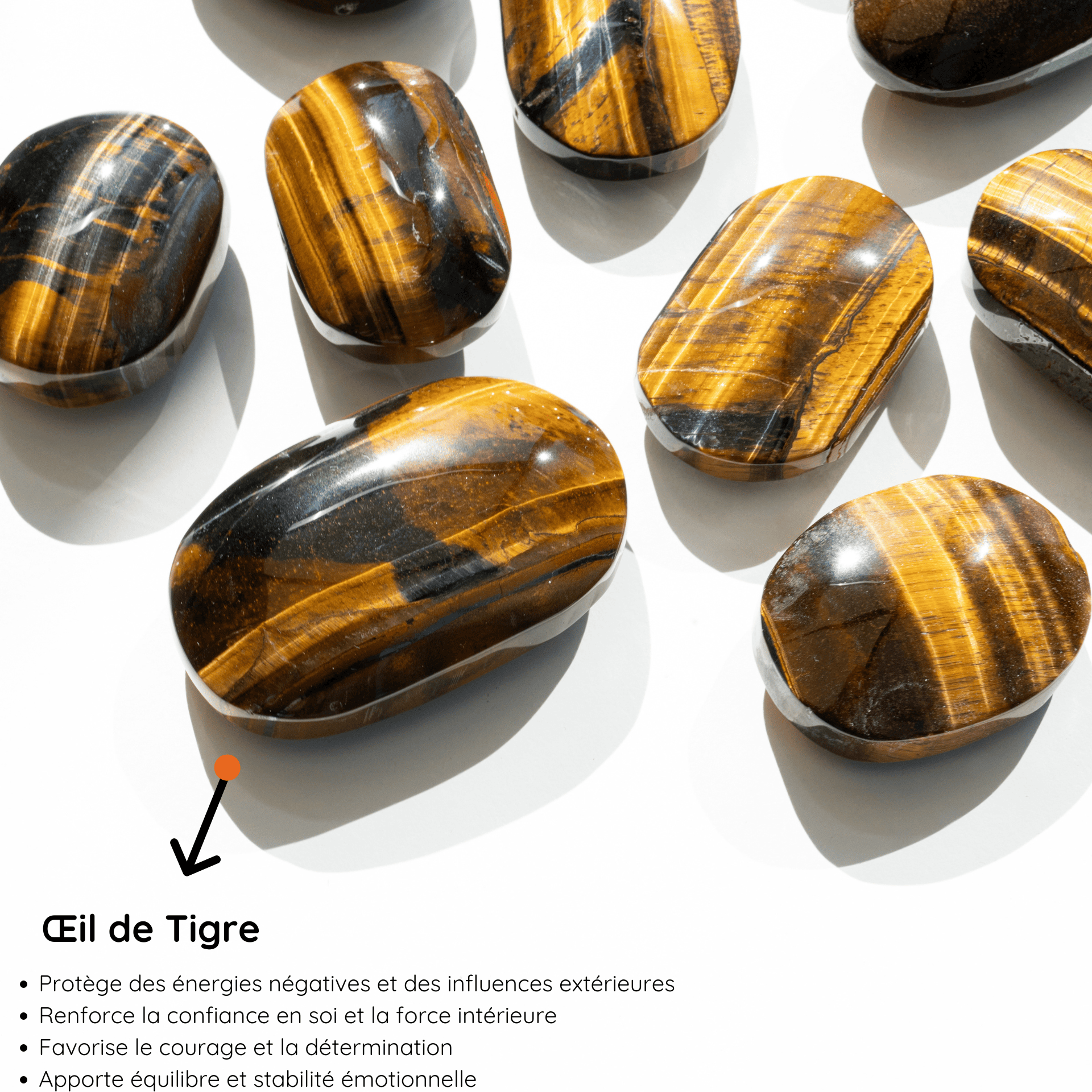 Galet Œil de Tigre vertus
