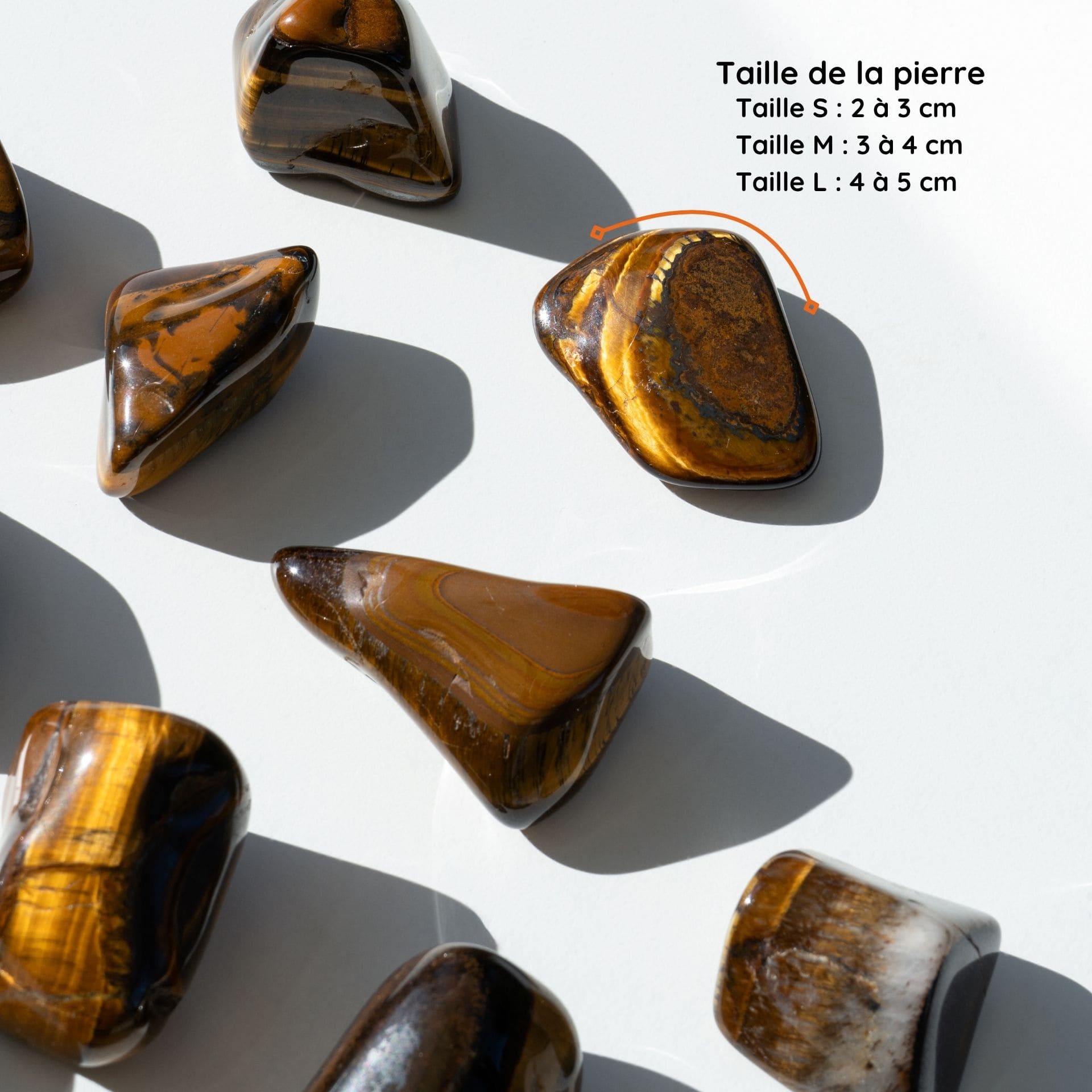 Oeil de Tigre taille