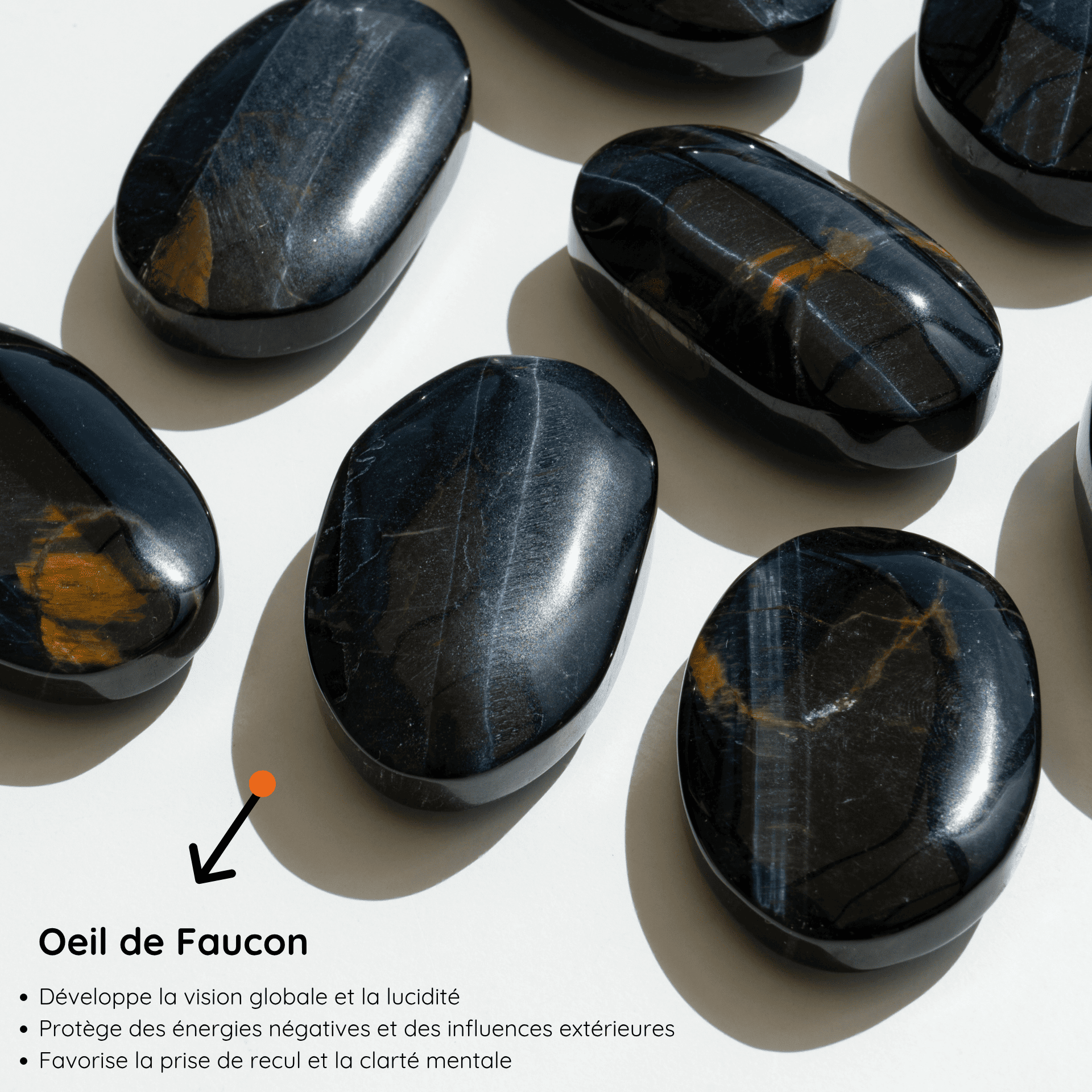 Galet Œil de Faucon vertus
