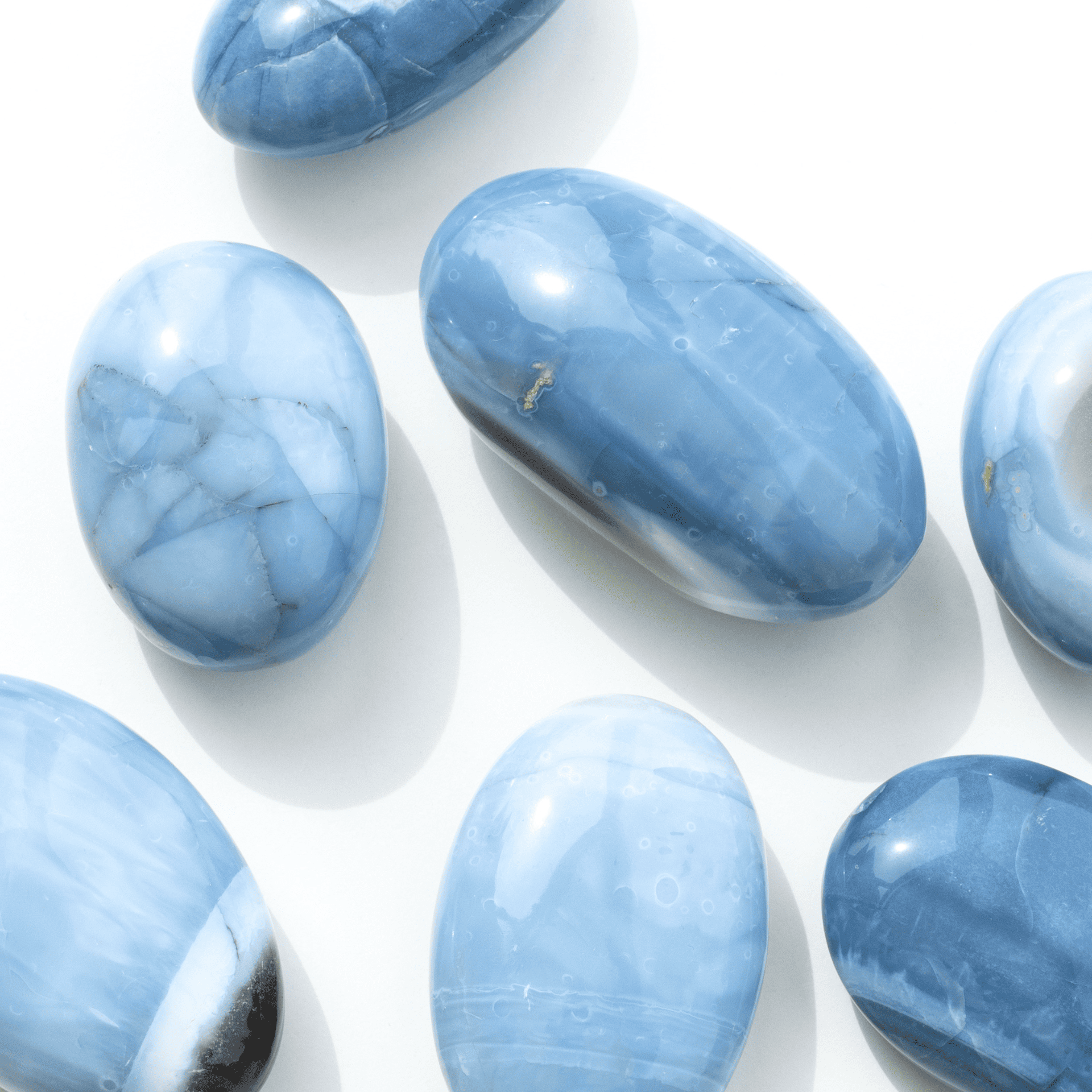 Galet Opale Bleue zoom
