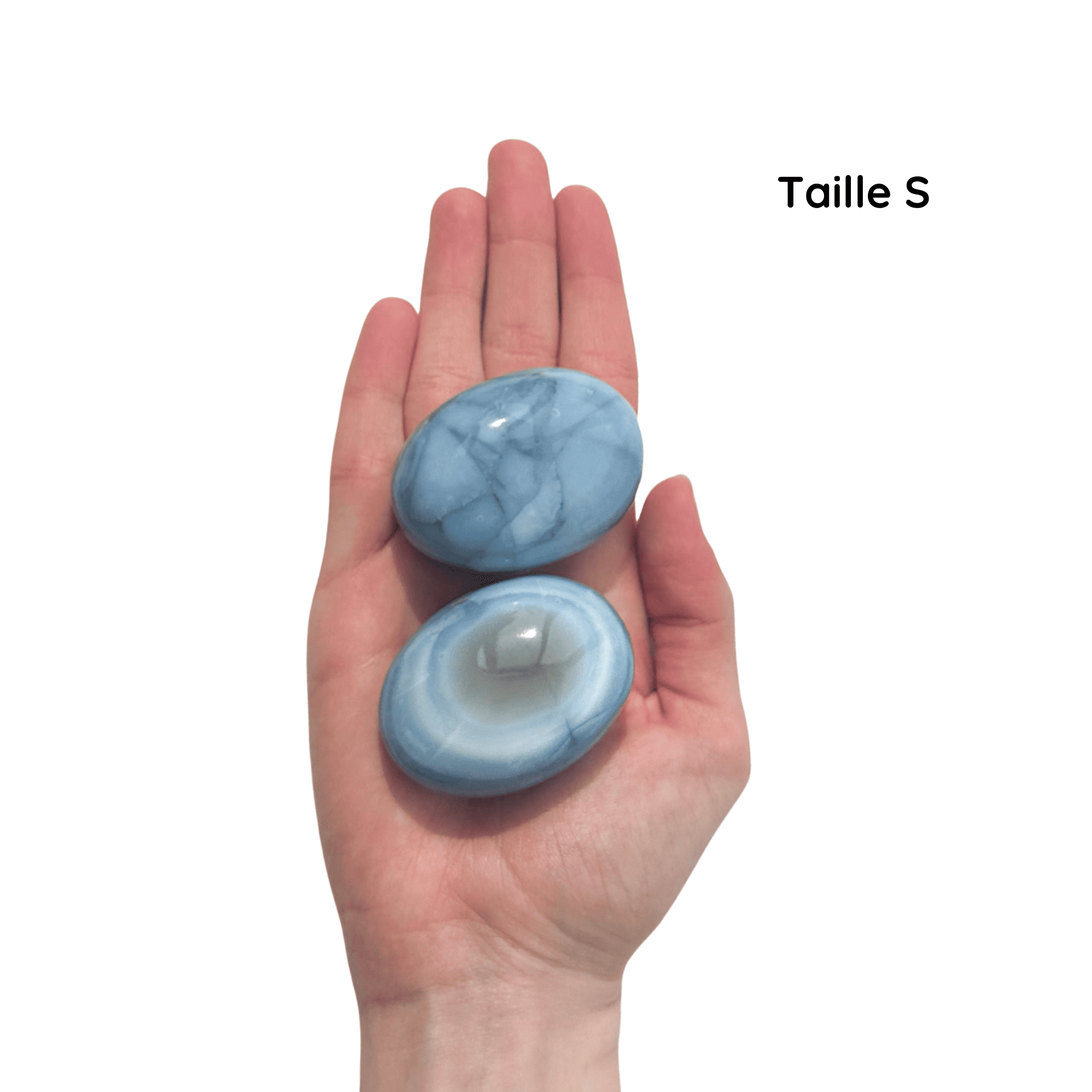 Galet Opale Bleue S