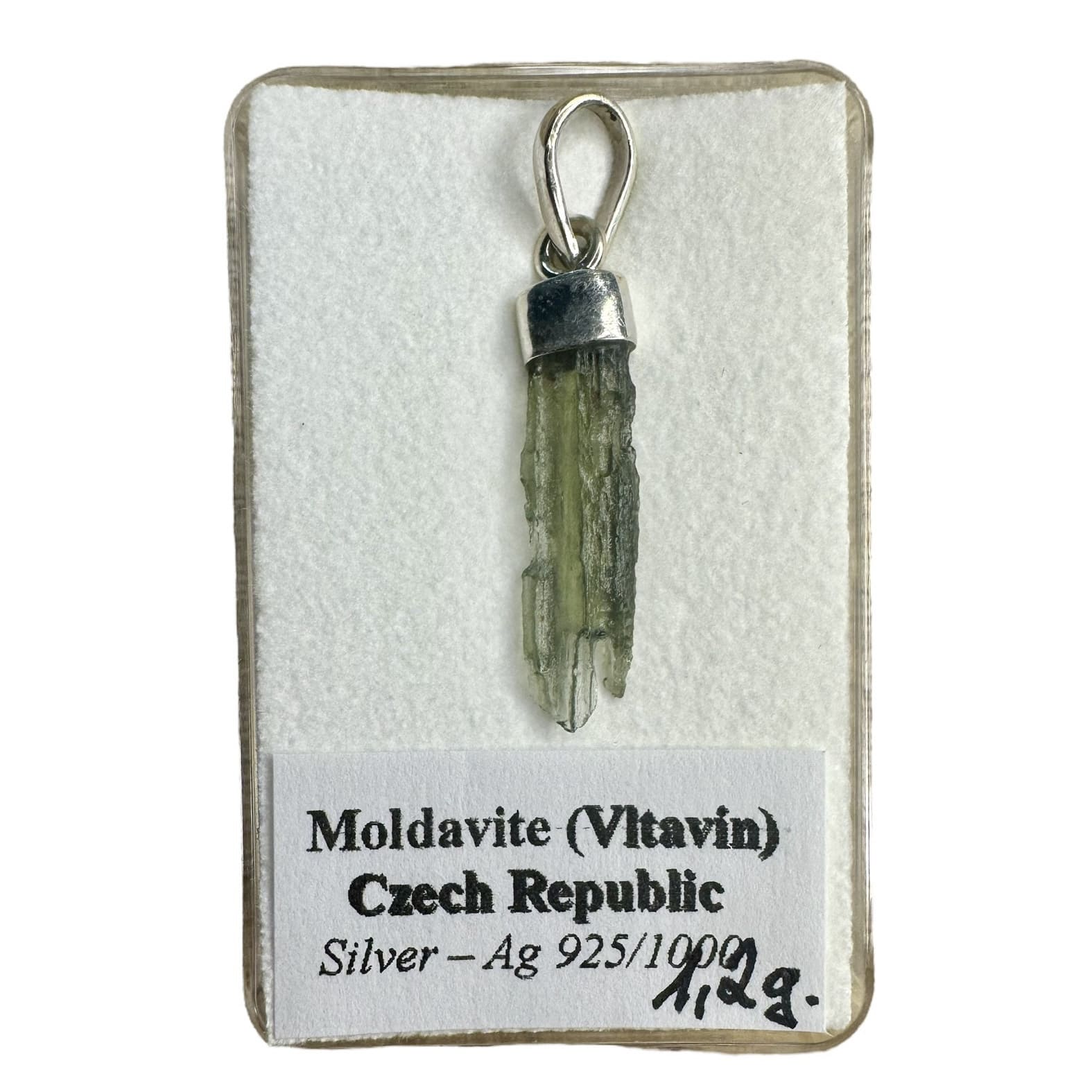 Pendentif en Moldavite n°101