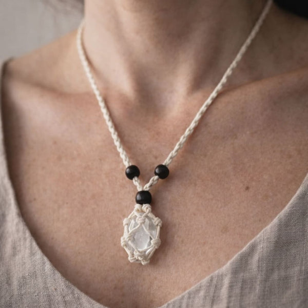 Pendentif porte pierre roulée - Lithothérapie