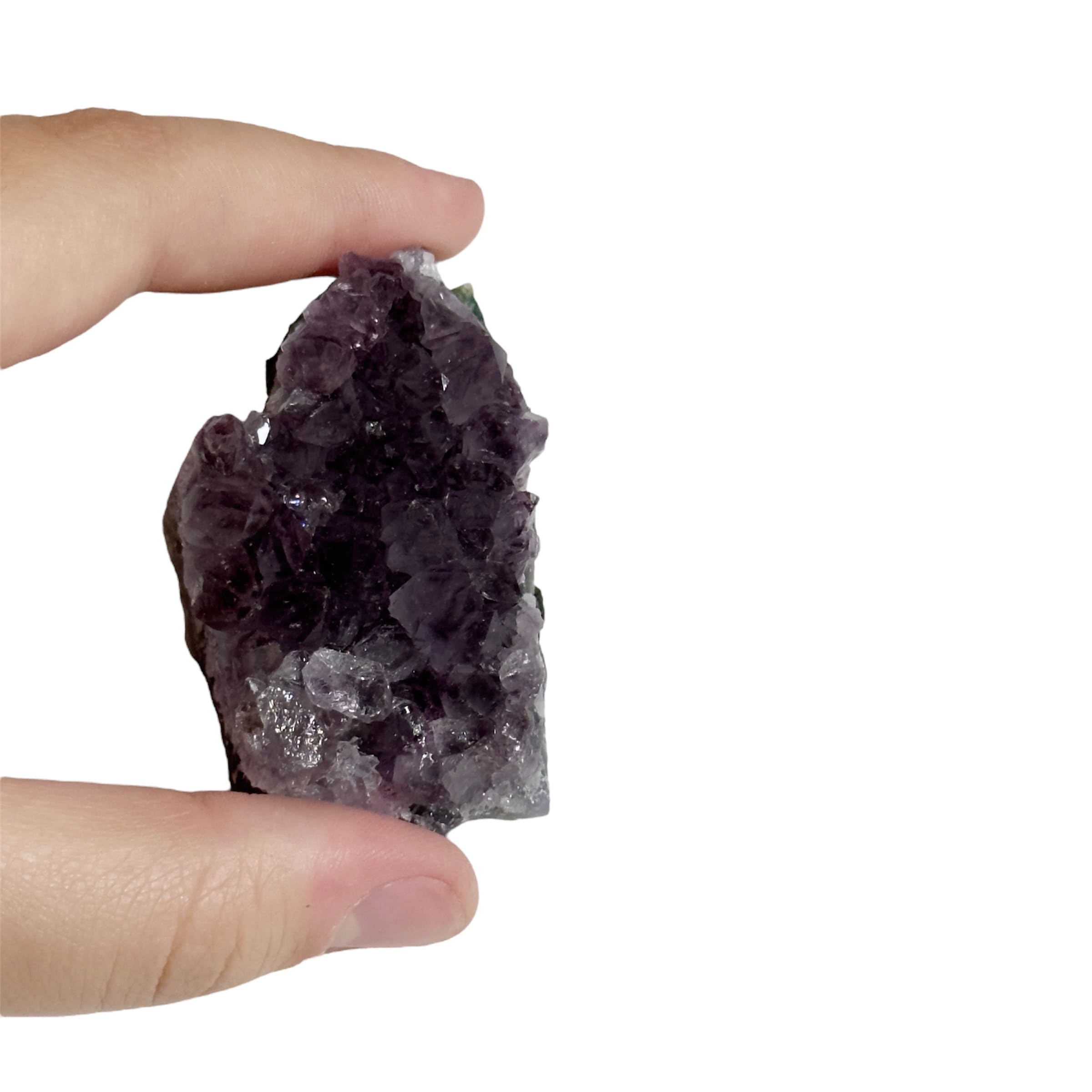 Druse d’Améthyste de 40 à 50 mm une merveille naturelle aux reflets violets profonds.