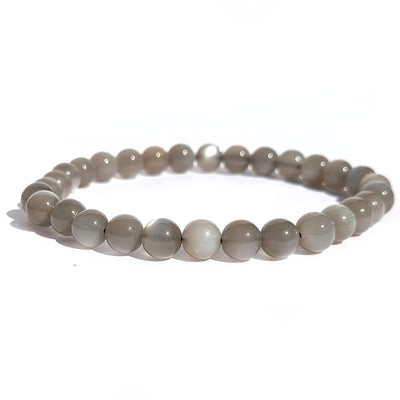 bracelet pierre de lune grise