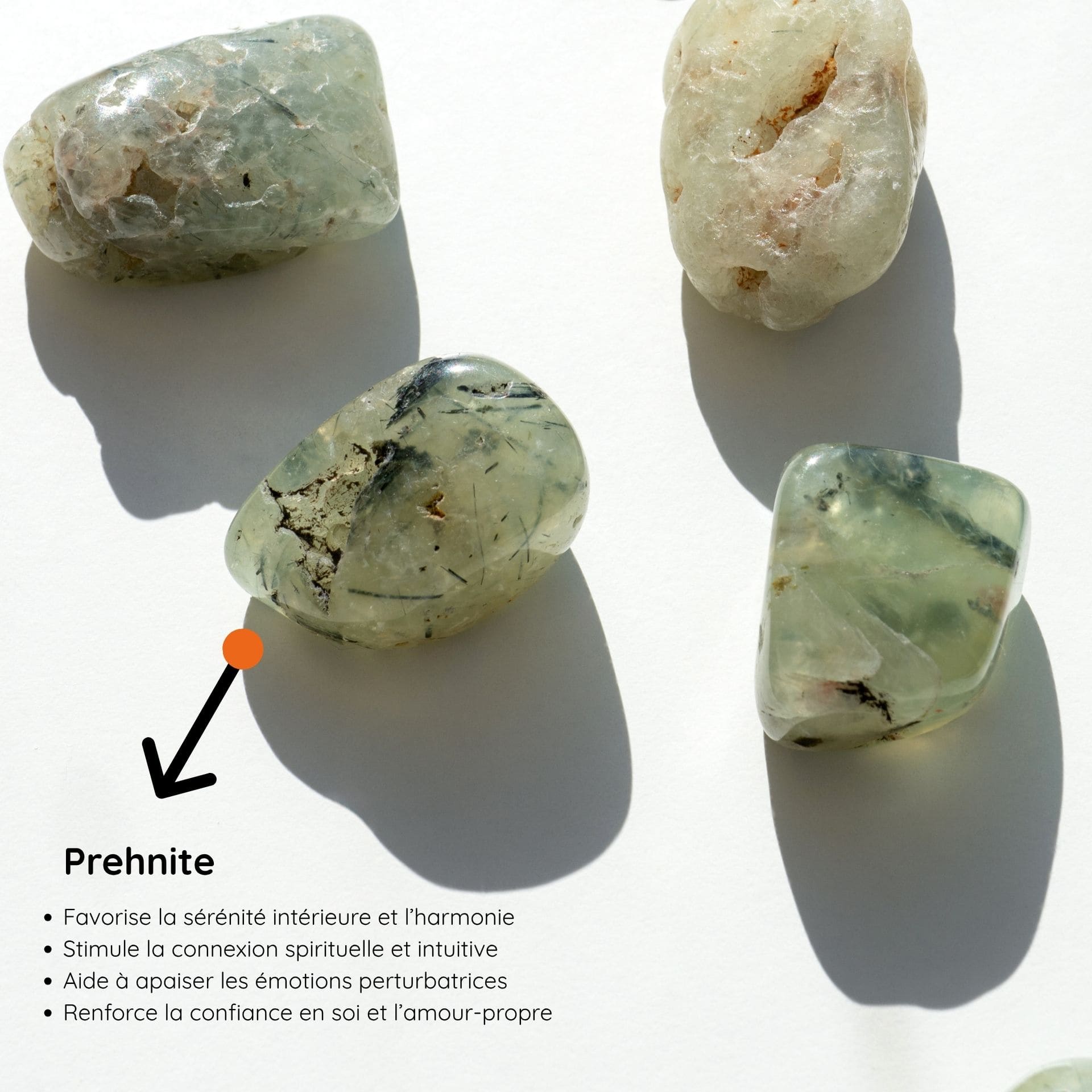 Prehnite vertus
