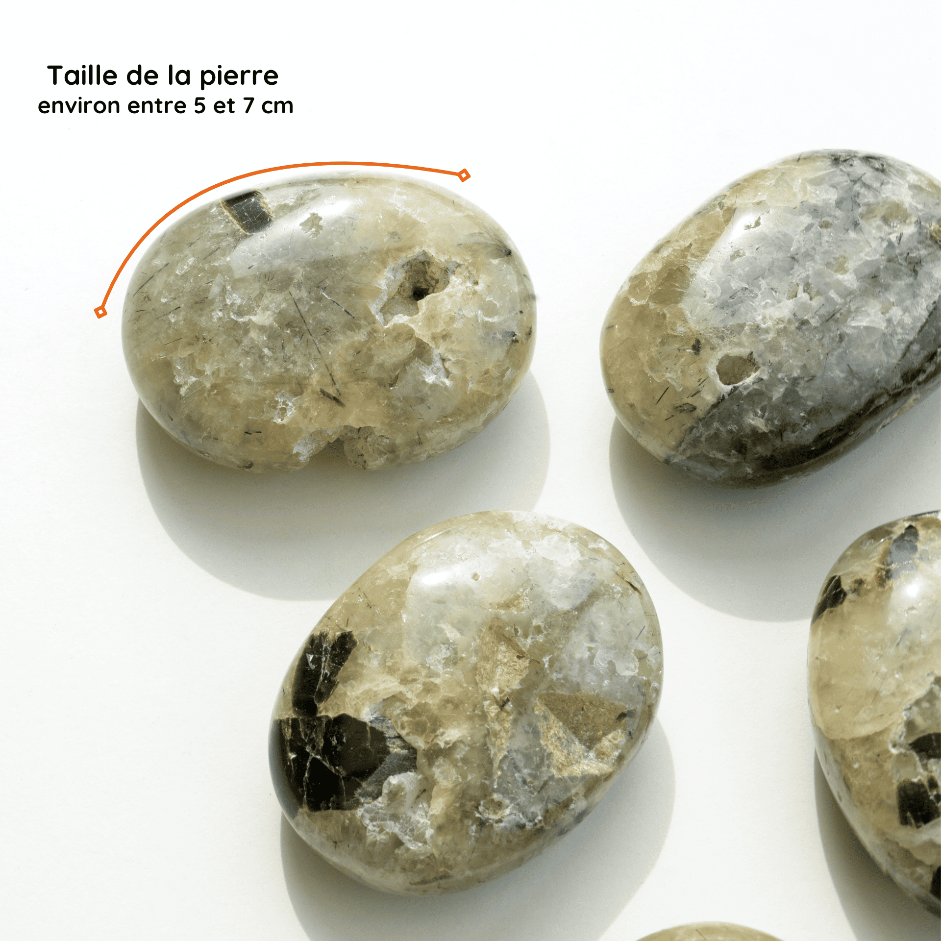 Galet Prehnite taille