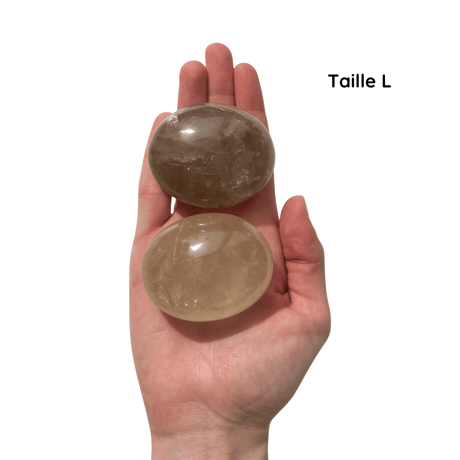 Galet Quartz Fumé L